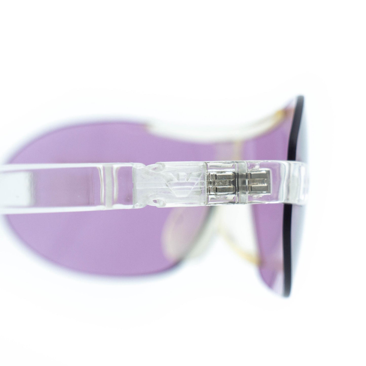 Emporio Armani 633-S Purple Shield Sunglasses Vintage