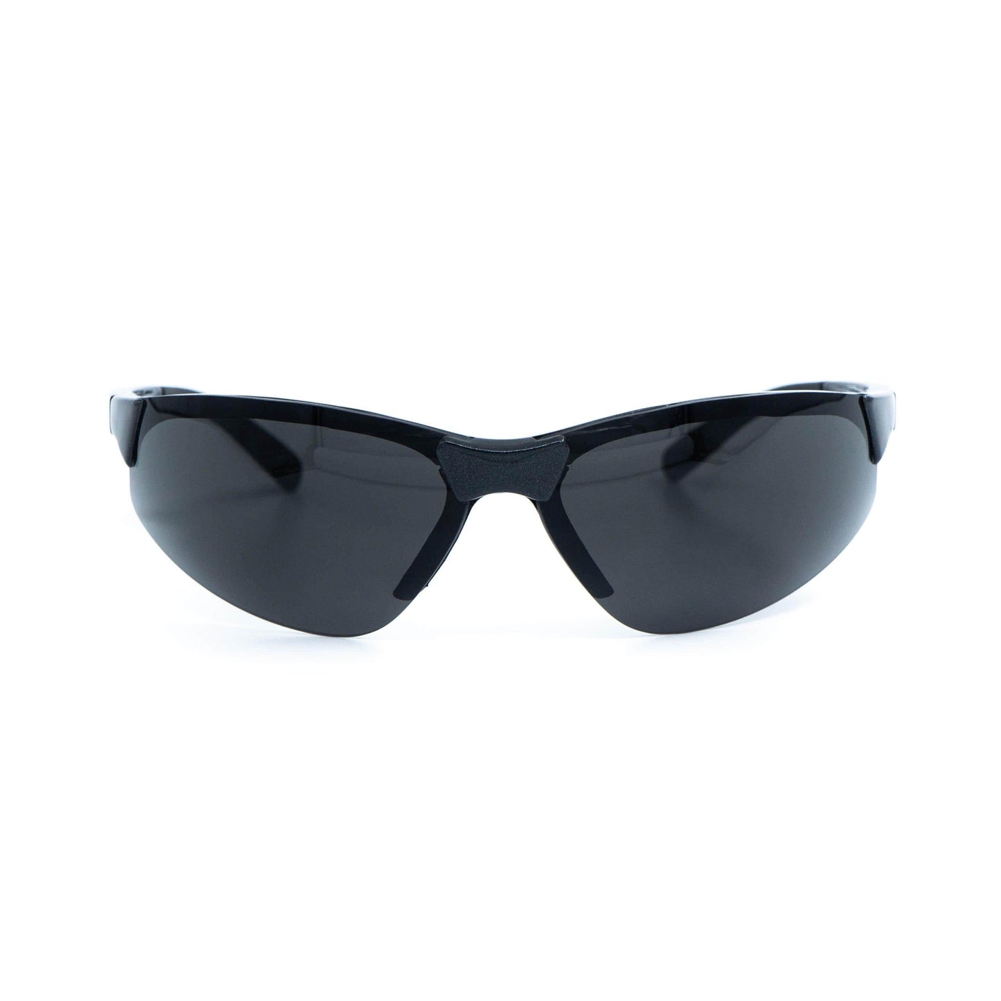 Prada SPS04A black rimless sport sunglasses front view