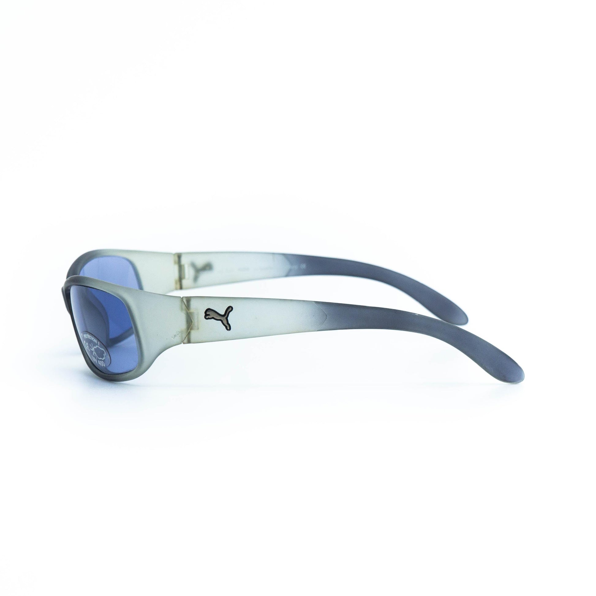 Puma by Licefa Sport Blue Oval sunglasses front view