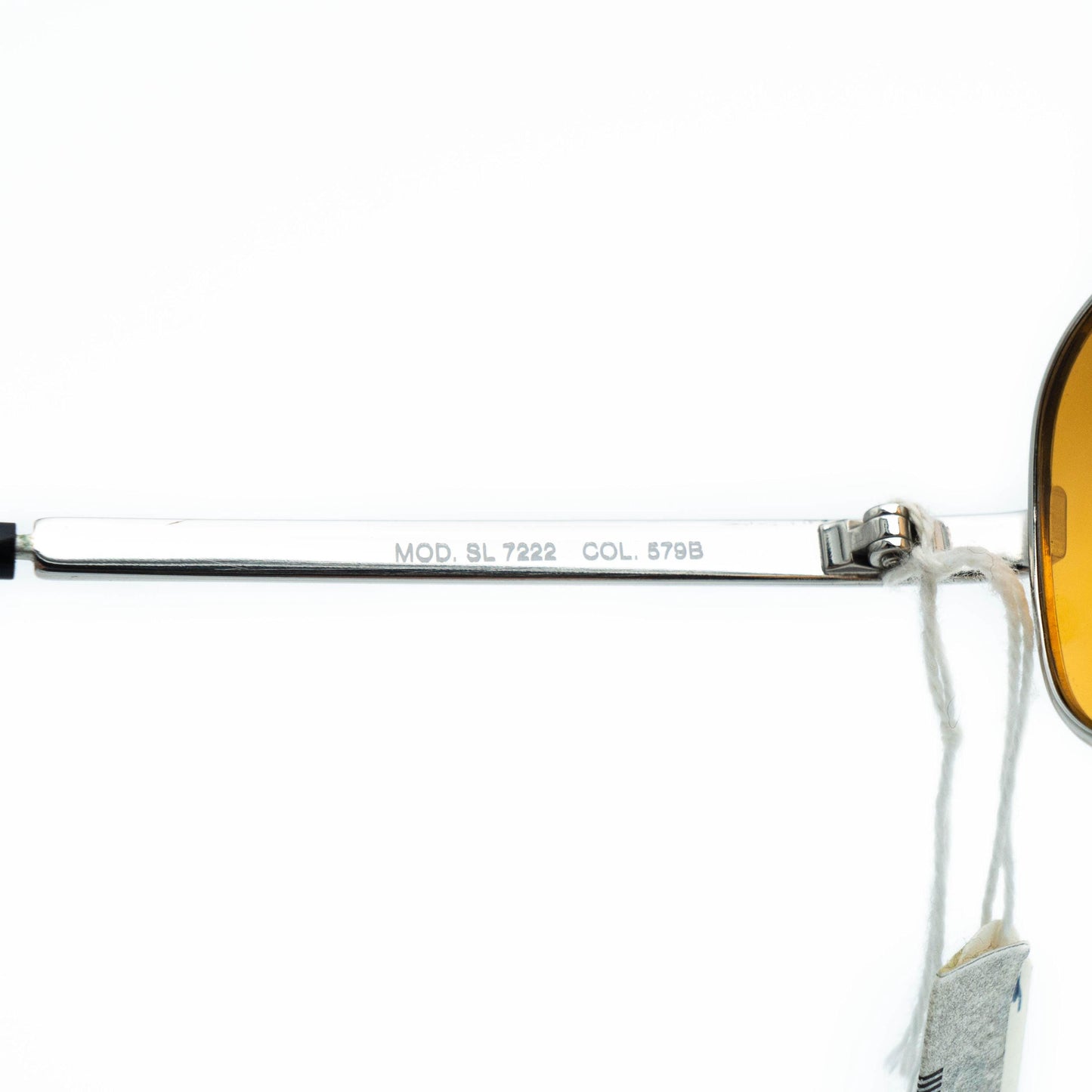 FENDI SL 7222 Orange Shield Mask Sunglasses Vintage