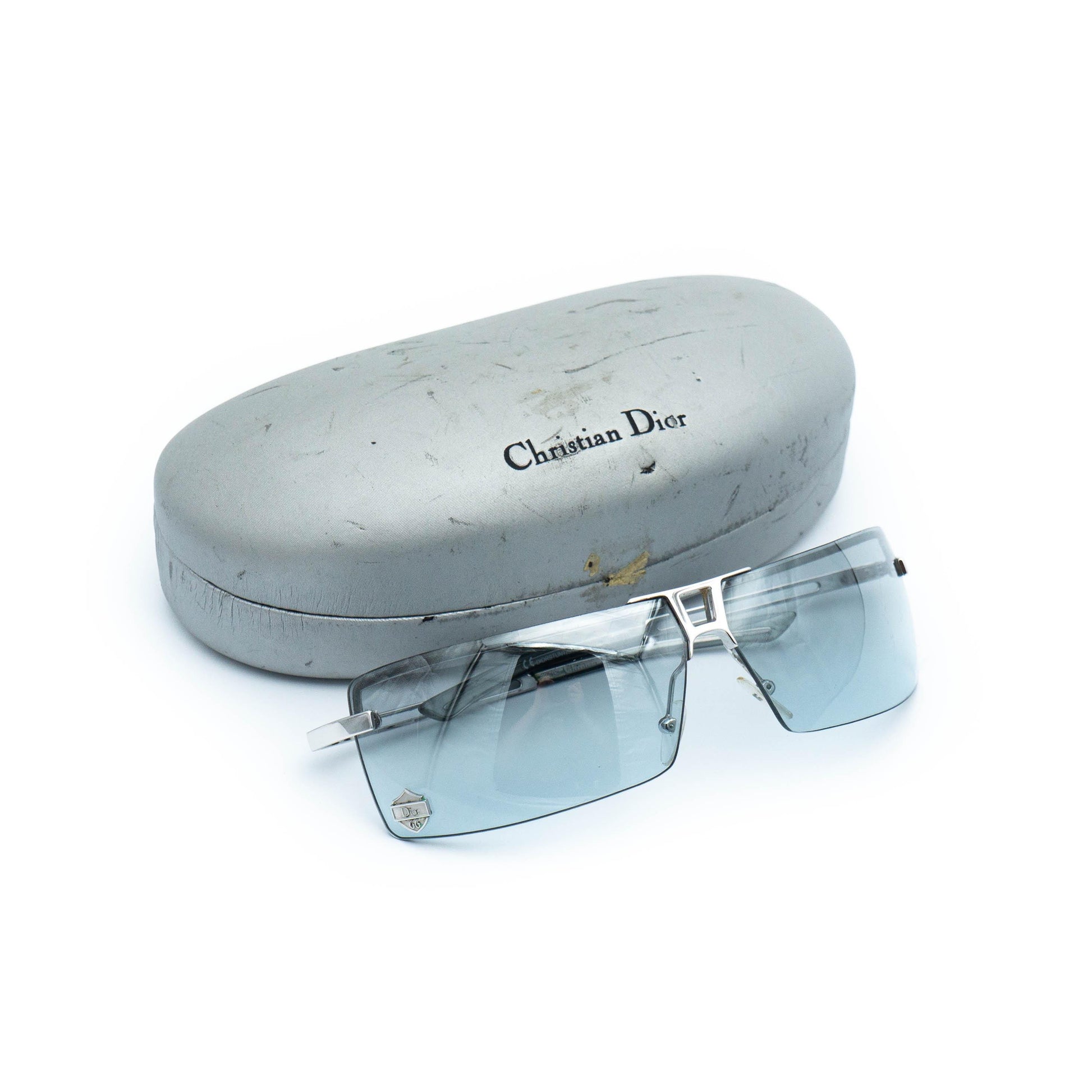 Dior STUNT case with authentic vintage sunglasses