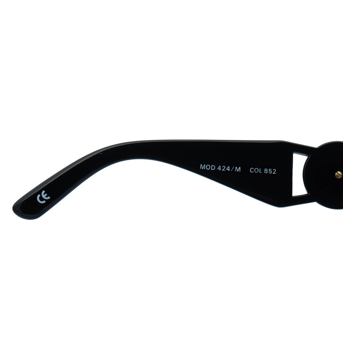 Gianni Versace Mod 424/M Gold Black Sunglasses Vintage Biggie