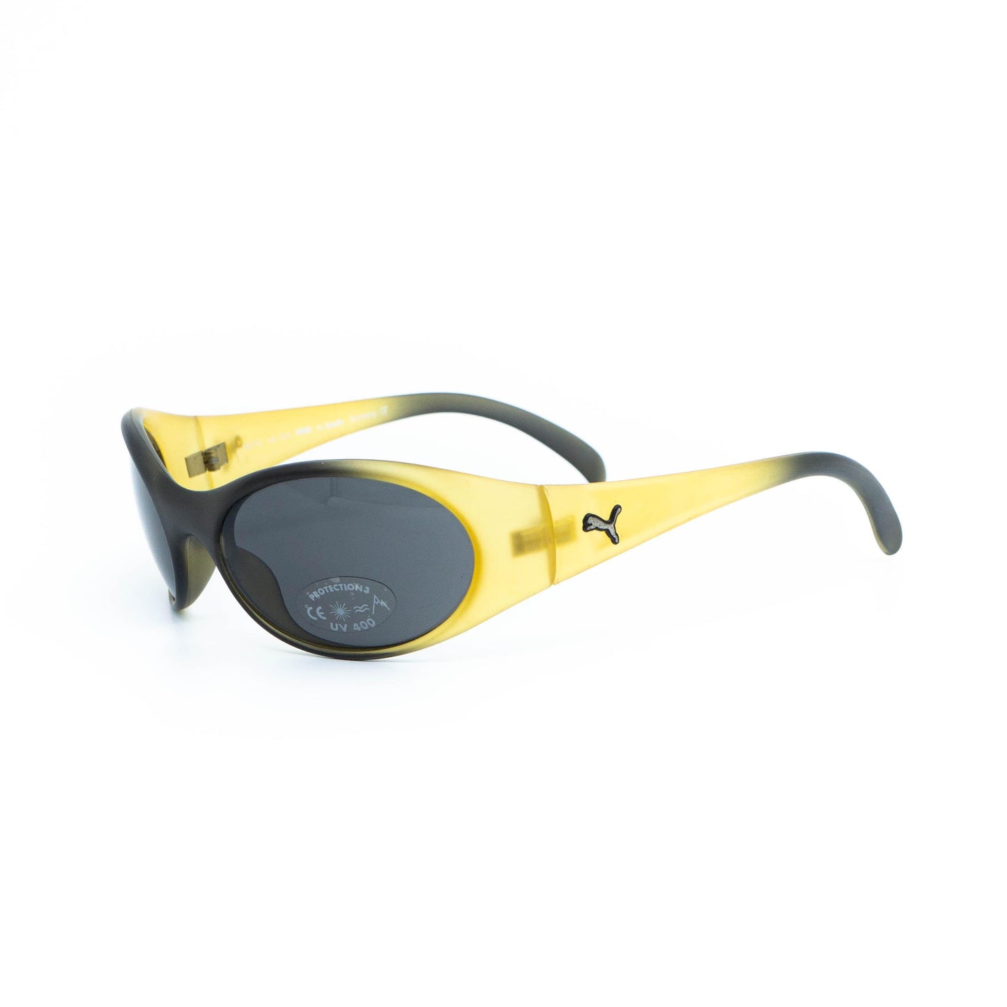 PUMA by Licefa Sport Yellow Oval sunglasses front view