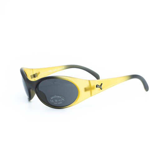 PUMA by Licefa Sport Yellow Oval sunglasses front view