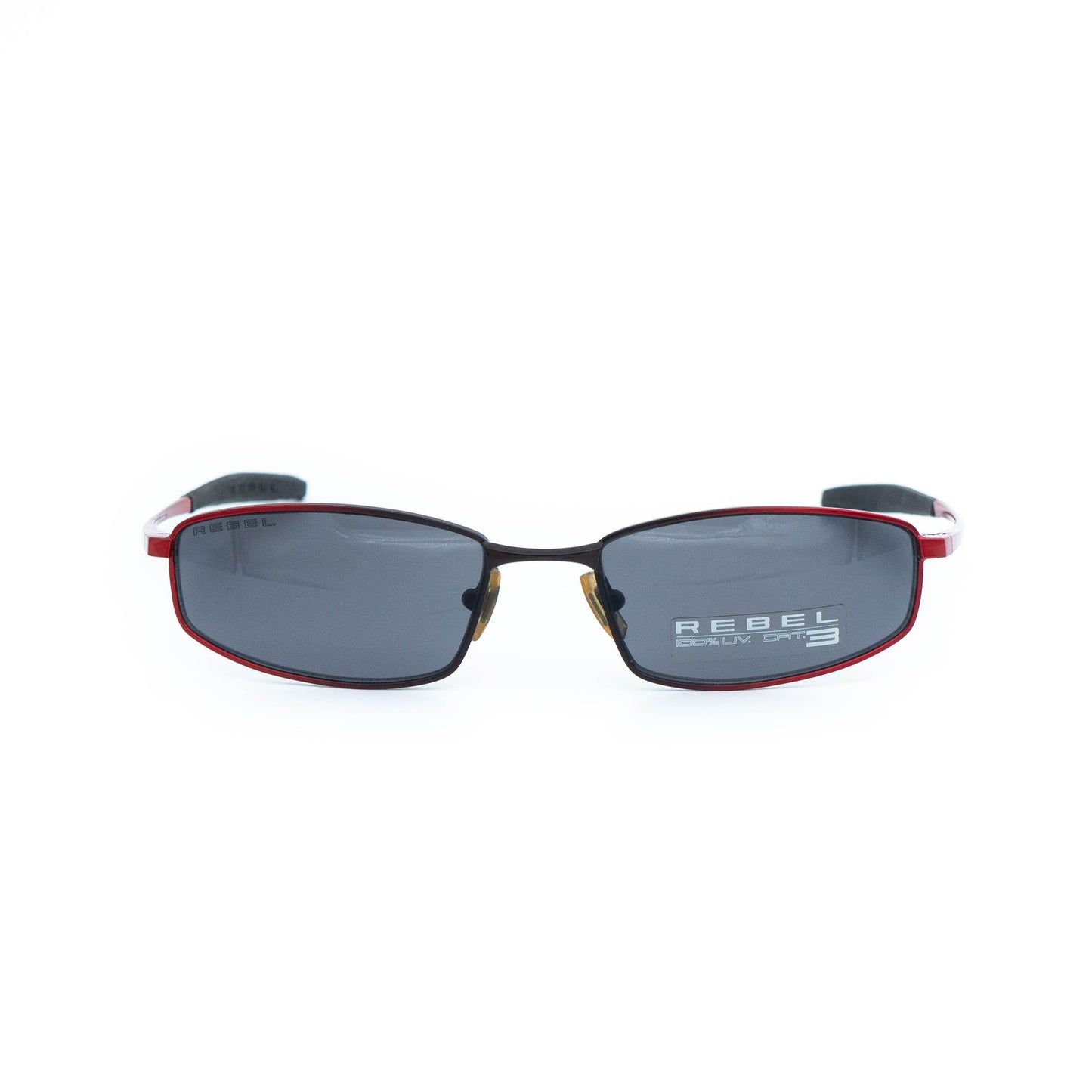 REBEL Stadium 6258R Red Sport Metal Vintage Sunglasses