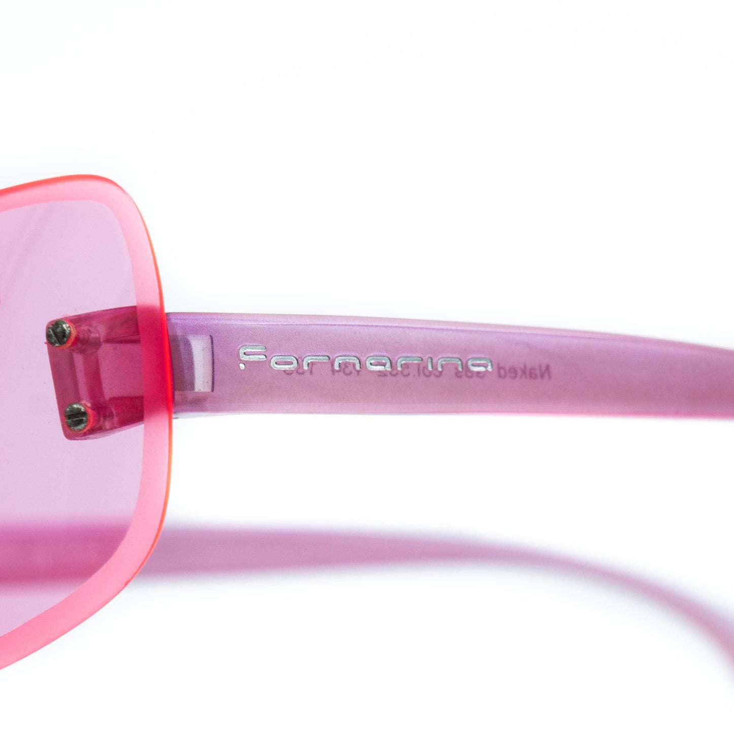 Fornarina Naked Pink Shield Mask Sunglasses Vintage