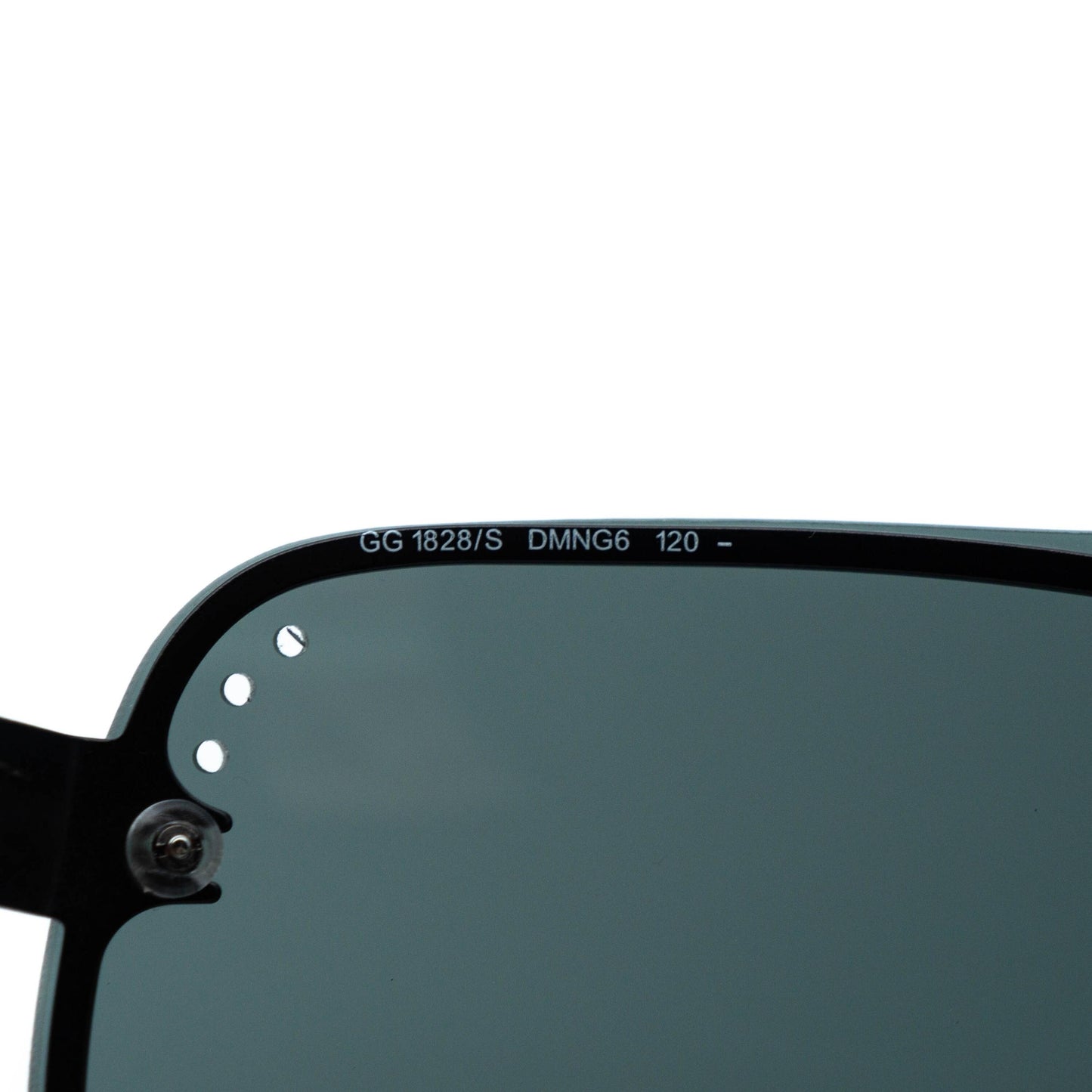 GUCCI GG 1828 Black White Shield Mask Sunglasses Vintage