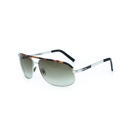 GUCCI GG 1857 silver metal aviator vintage sunglasses