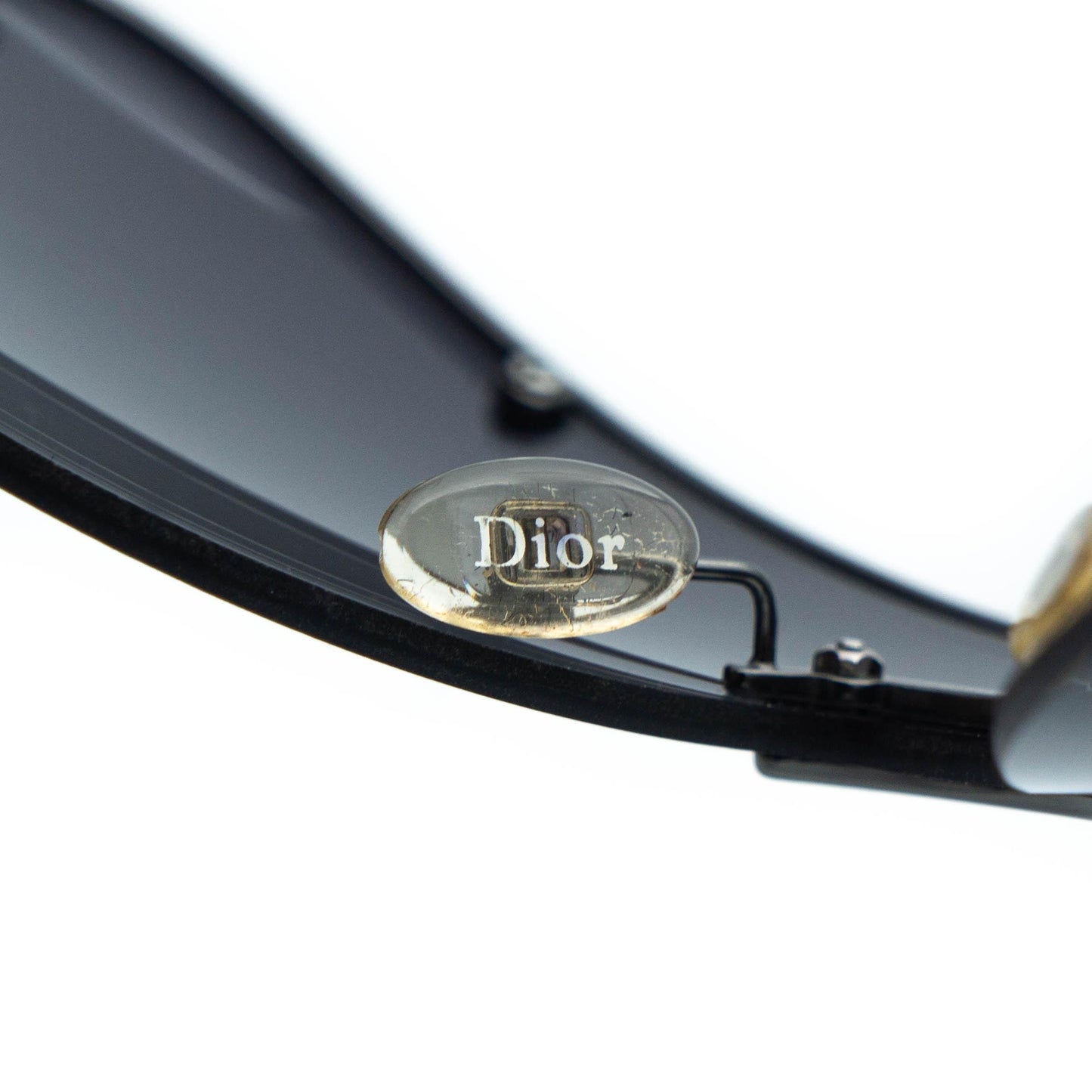 Christian DIOR AIR 1 Black Shield Sunglasses Vintage