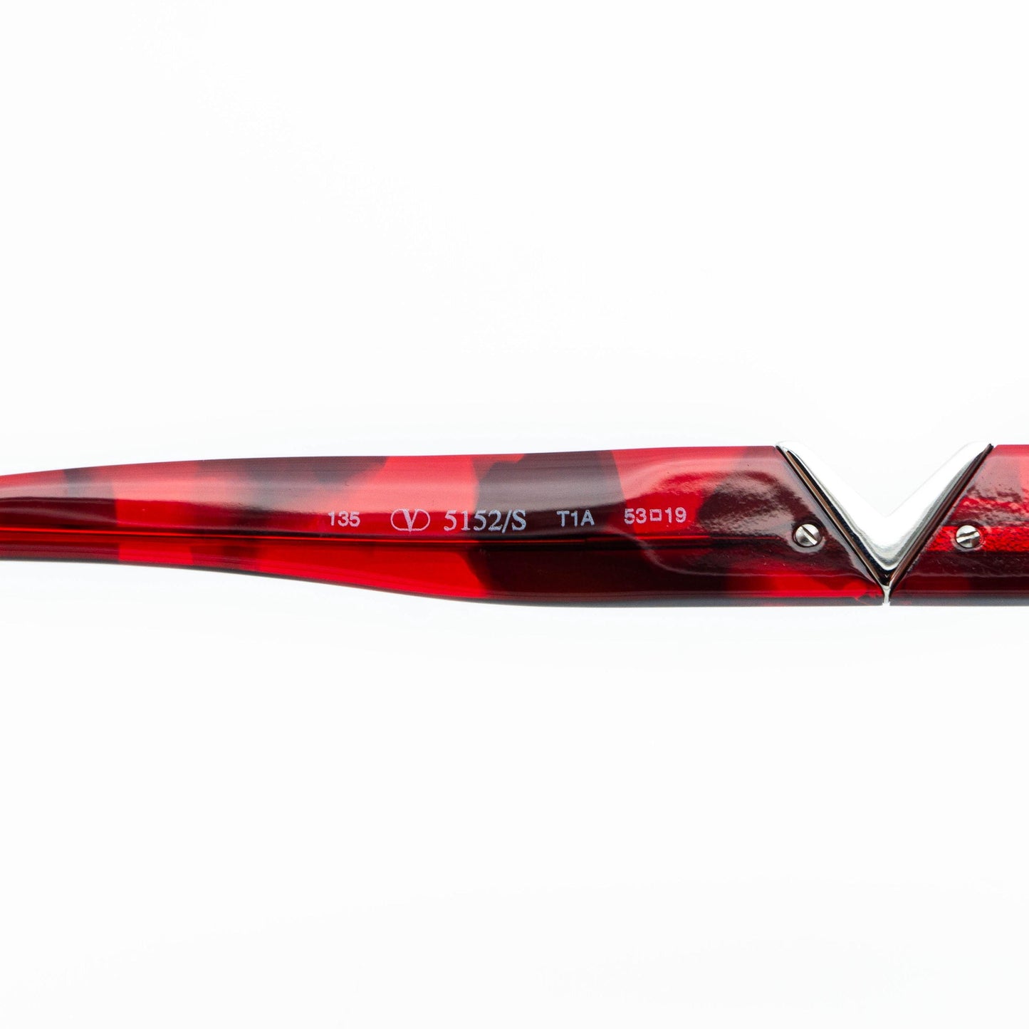 Valentino 5152 Red Sunglasses Vintage