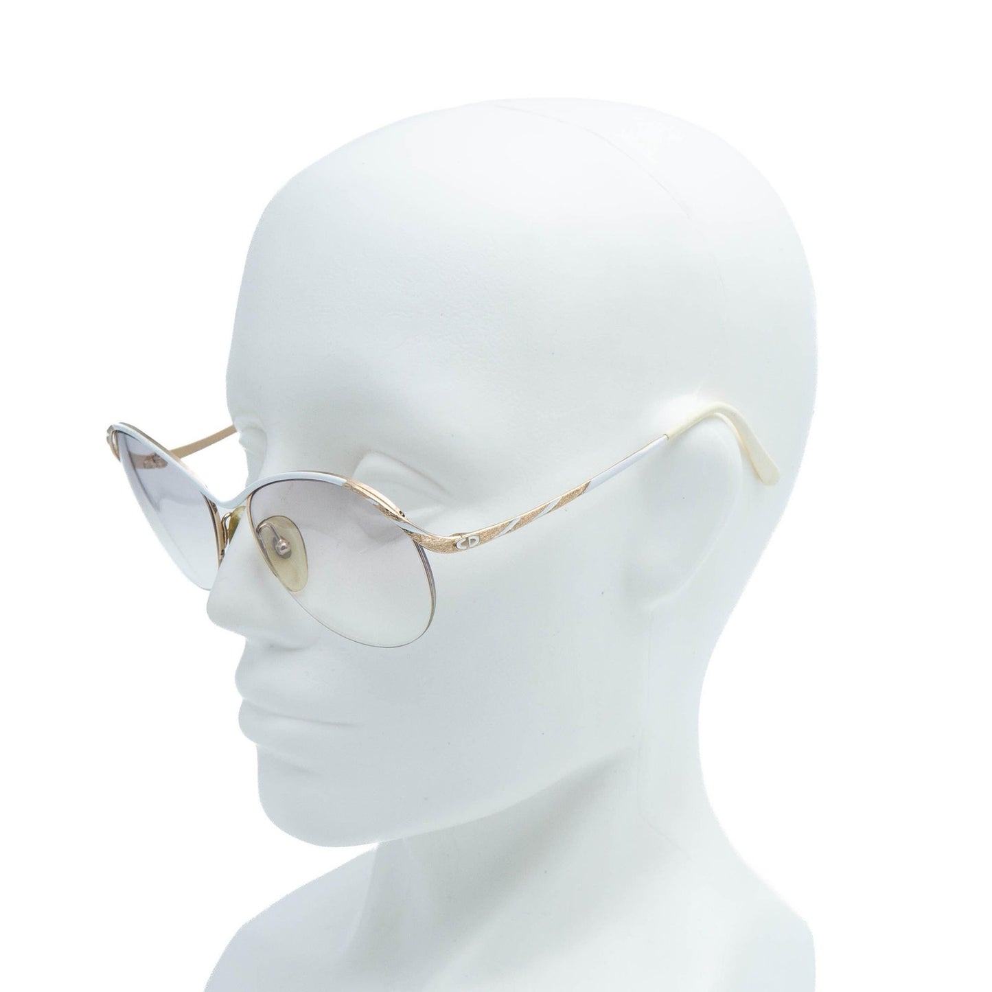 Christian DIOR 2240 Oval Gold Sunglasses Vintage 80s