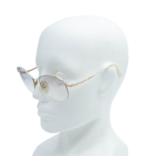 Christian DIOR 2240 Oval Gold Sunglasses Vintage 80s