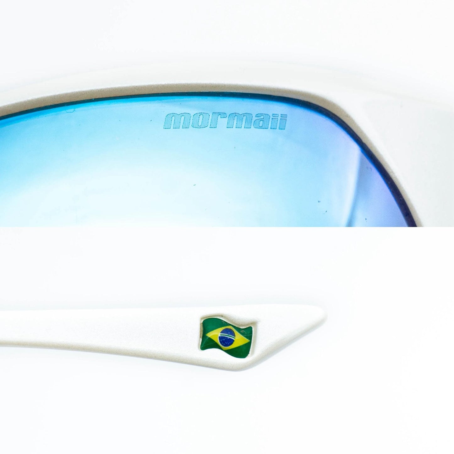 Mormaii Garopaba Sport White Sunglasses Vintage