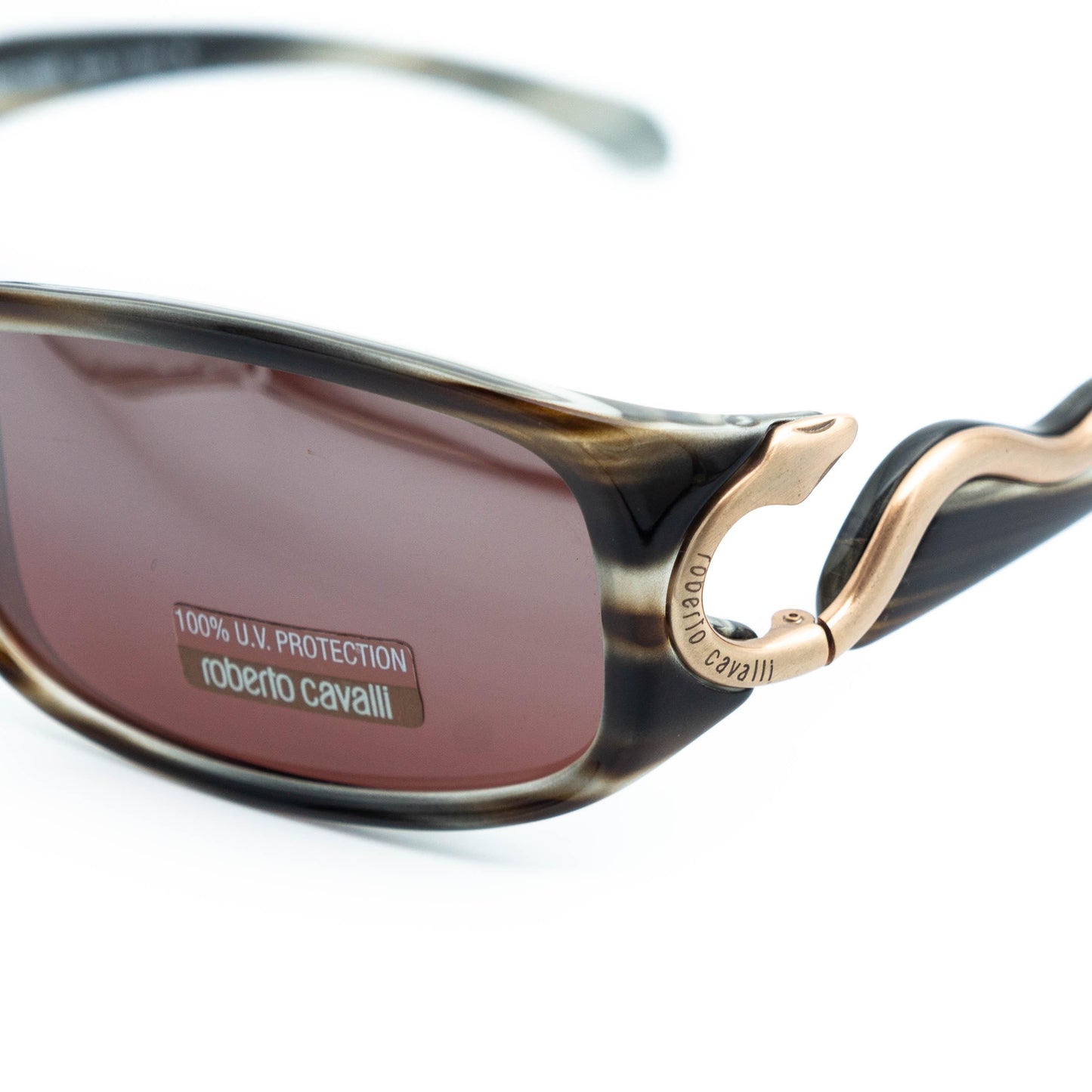 Roberto Cavalli Elio 102S Gold Sunglasses Vintage