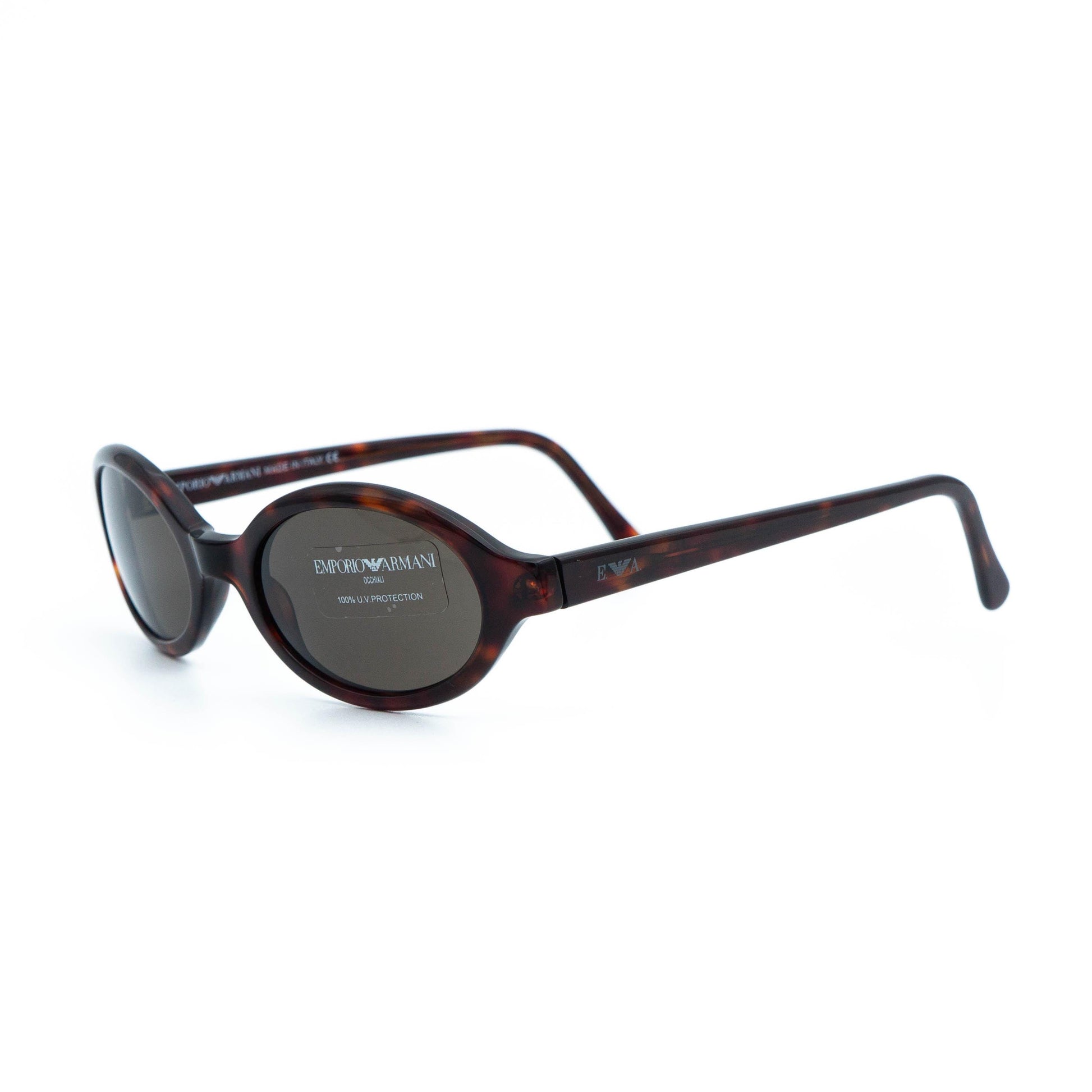 Emporio Armani 576-S brown oval vintage sunglasses