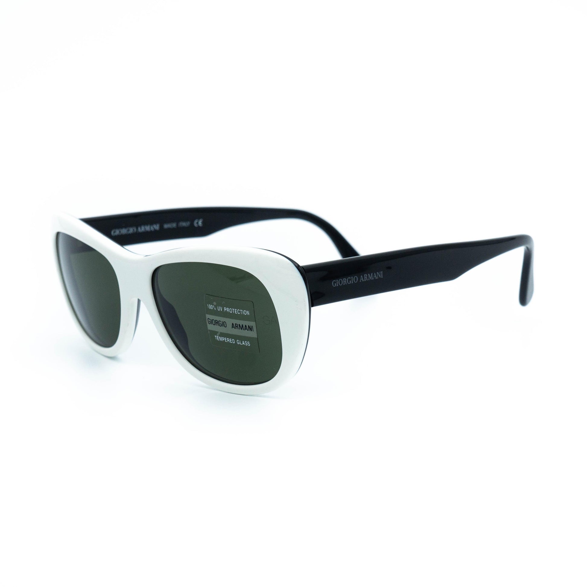 Giorgio Armani 840 black white vintage sunglasses