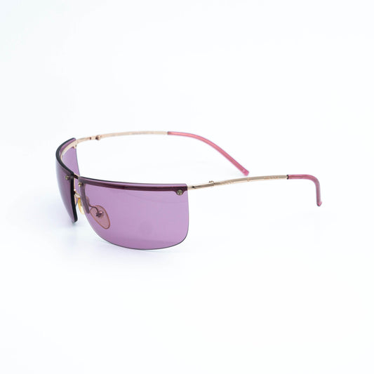 Gucci GG 2653/S purple shield sunglasses front view