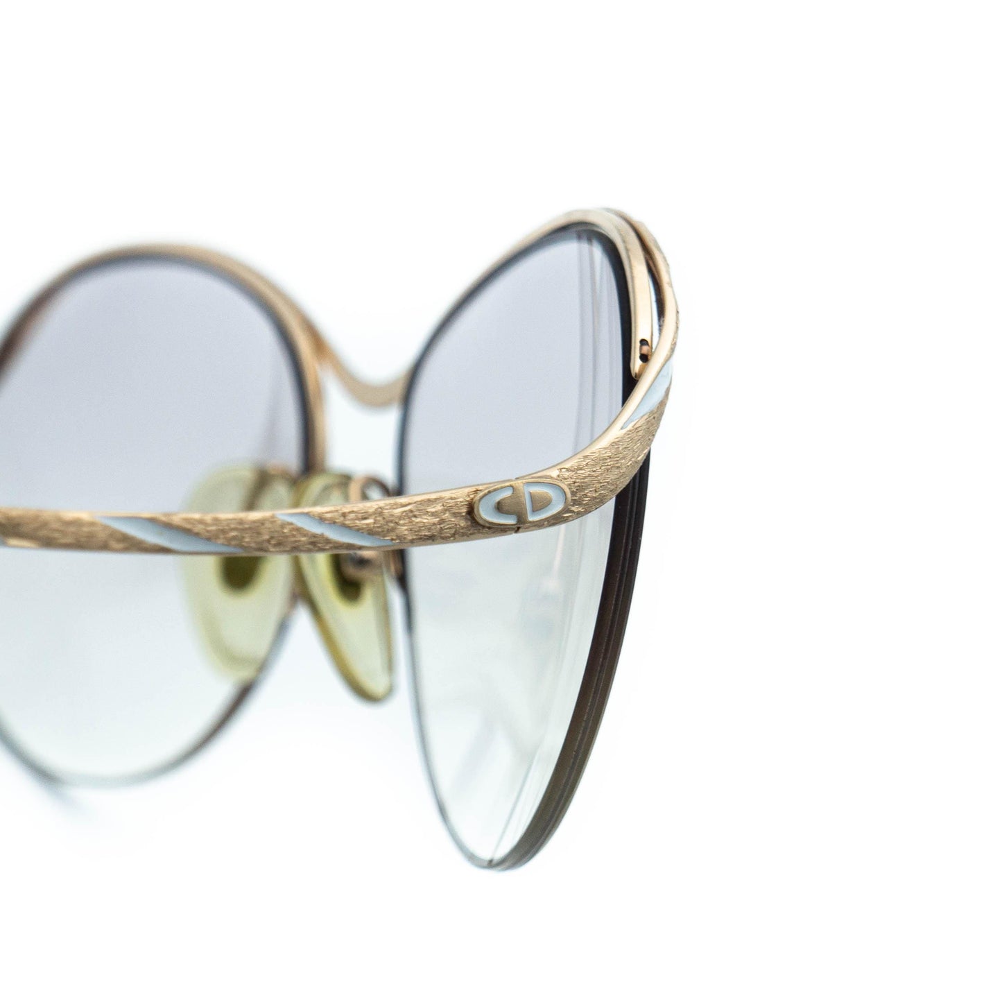 Christian DIOR 2240 Gold Rimless Sunglasses Vintage
