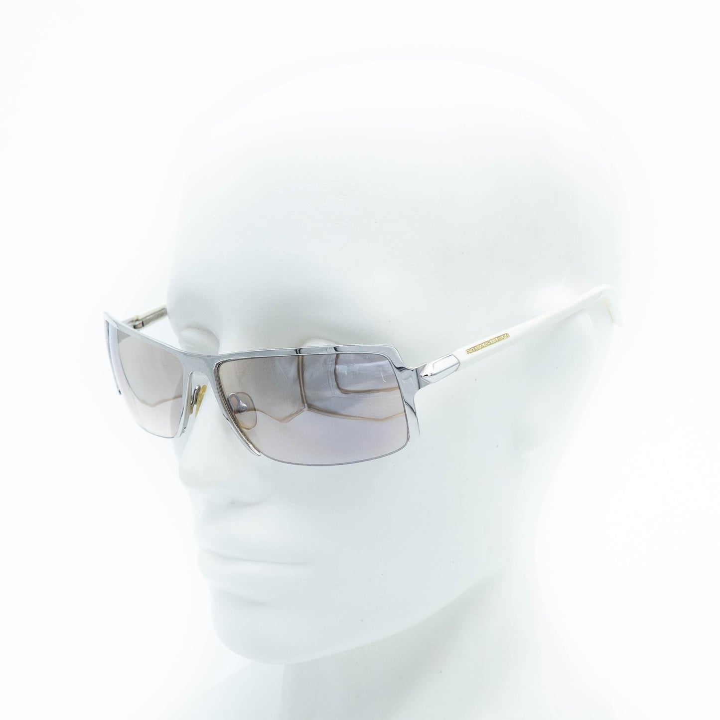 Thierry Mugler TM10043 white sunglasses