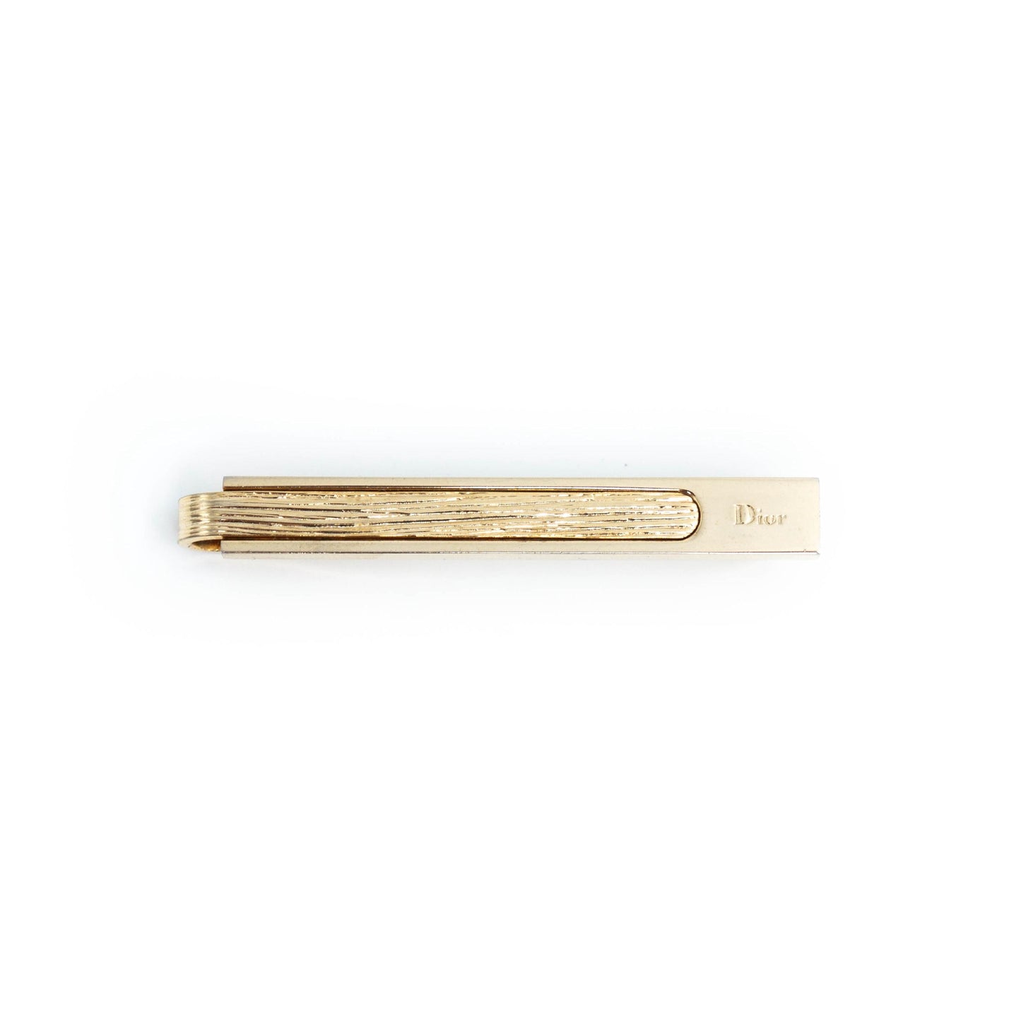 Side view of vintage Dior tie clip