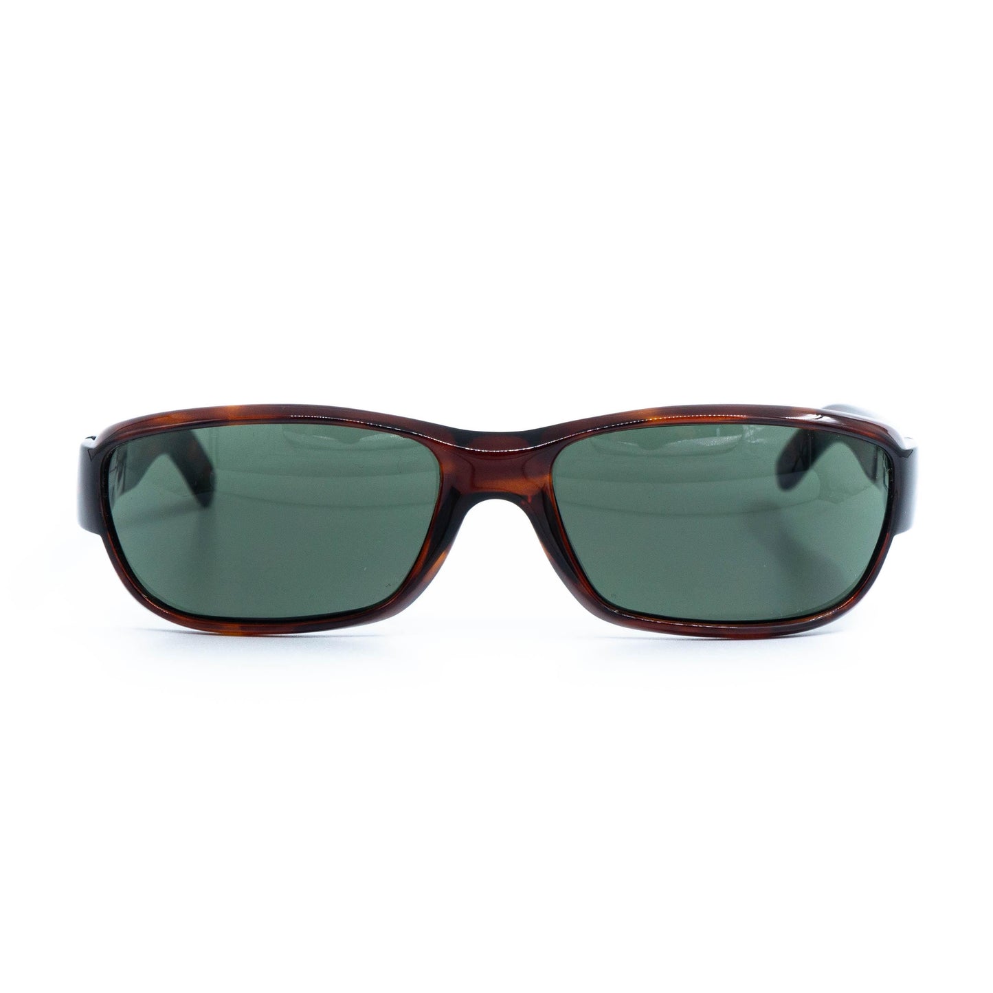 Gucci GG 1410/S oval brown vintage sunglasses front view