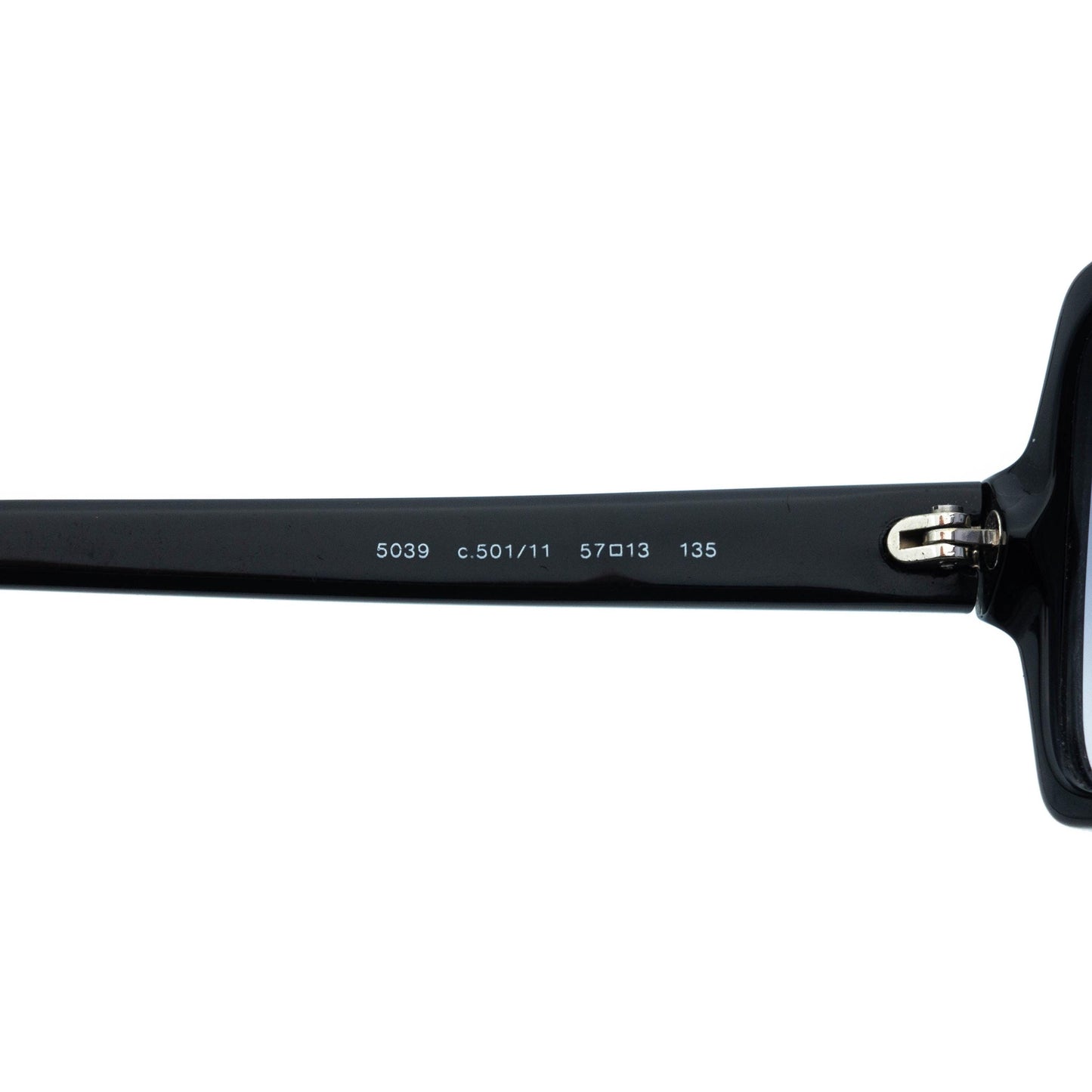 CHANEL 5039 CC Black Shield Vintage Sunglasses