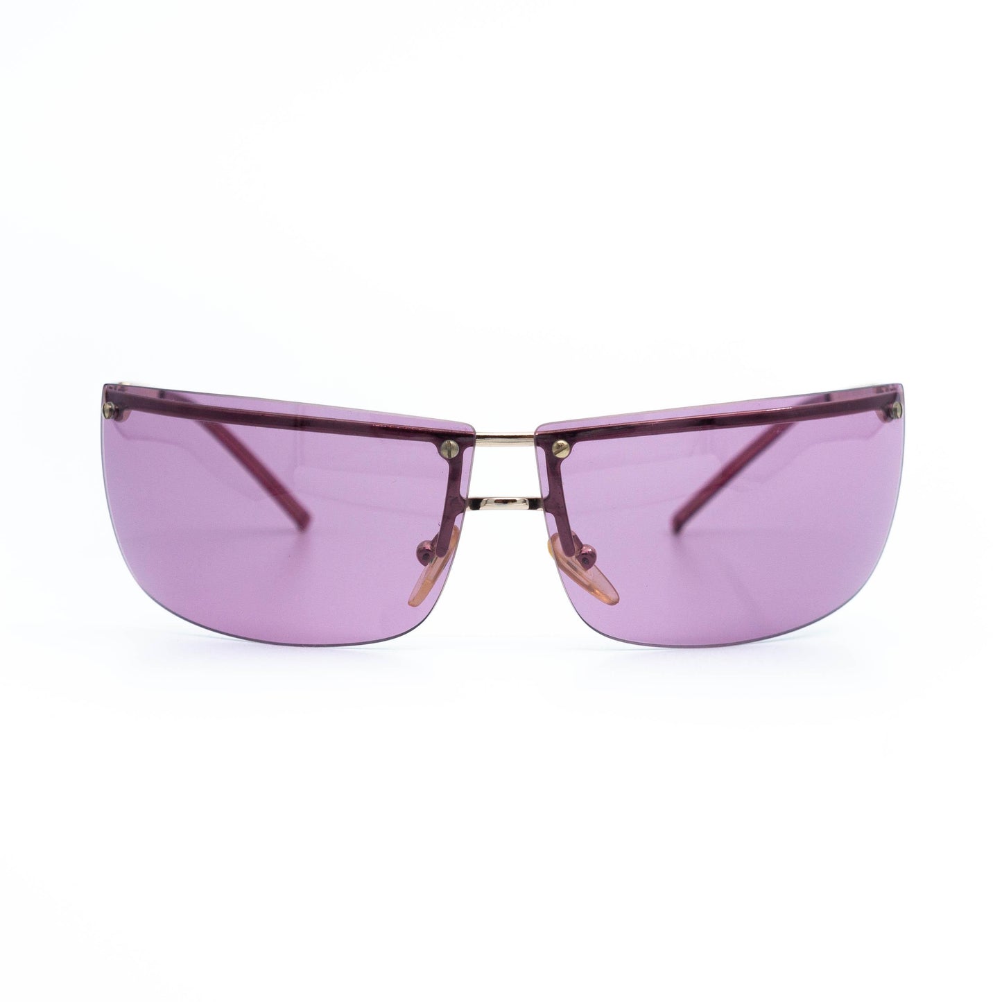 Gucci GG 2653/S purple shield sunglasses front view