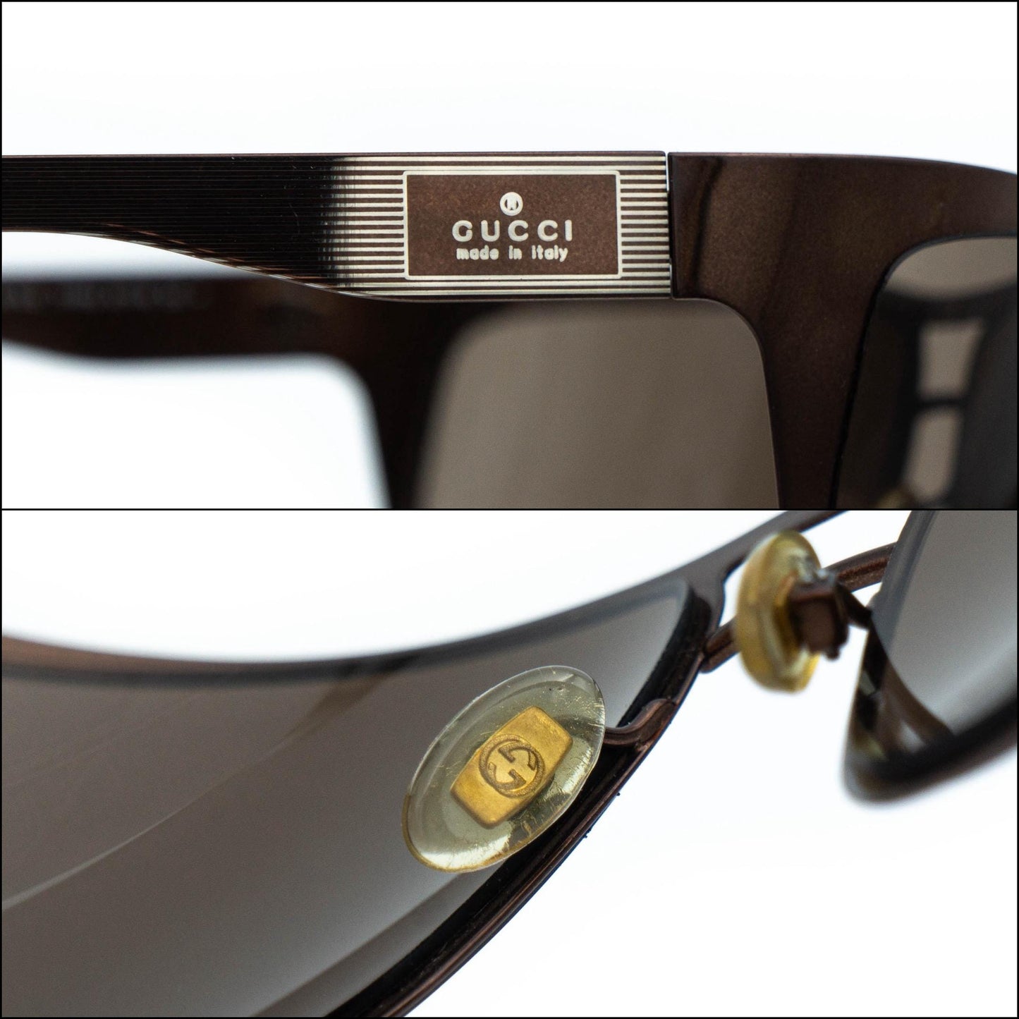 Gucci GG 1874/S Brown Bronze Sunglasses Vintage