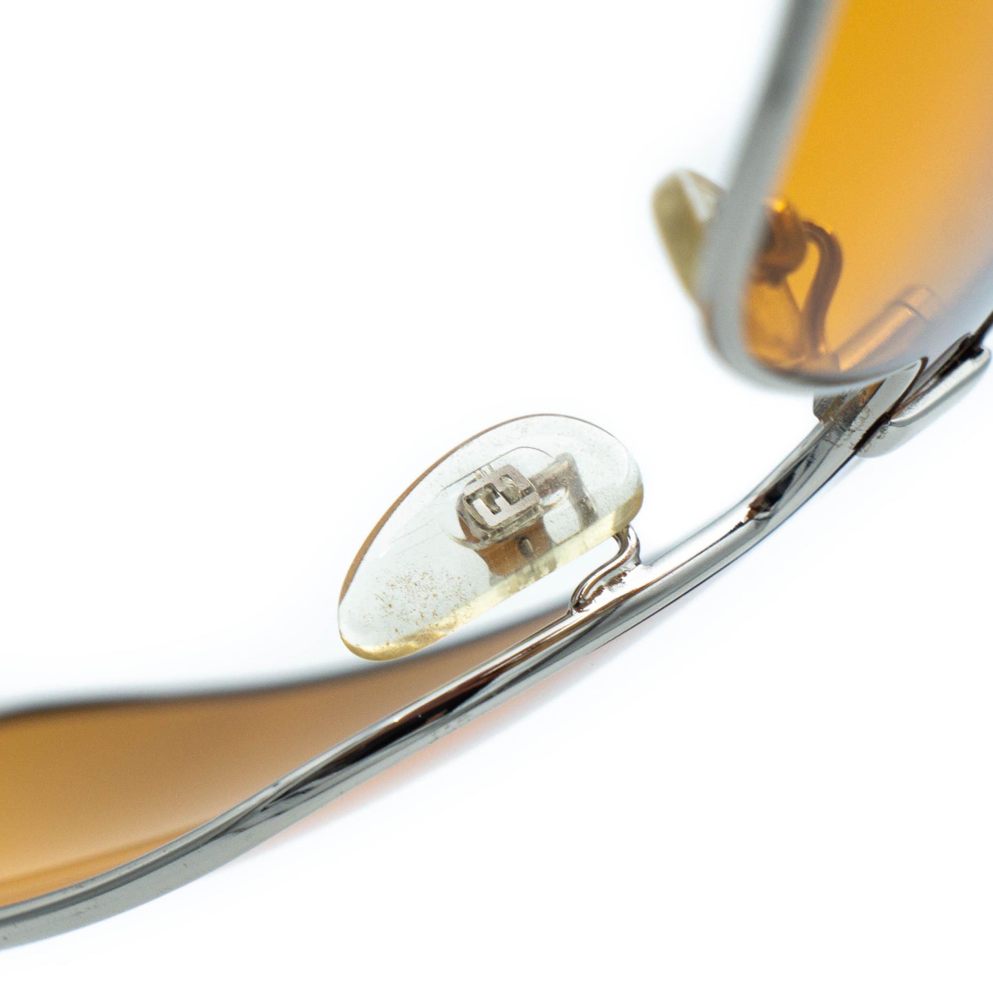 FENDI SL 7222 Orange Shield Mask Sunglasses Vintage