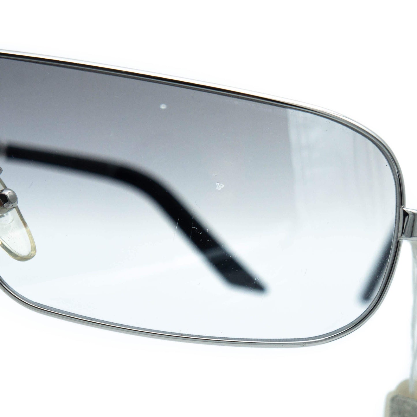 FENDI SL 7222 Silver Shield Mask Sunglasses Vintage