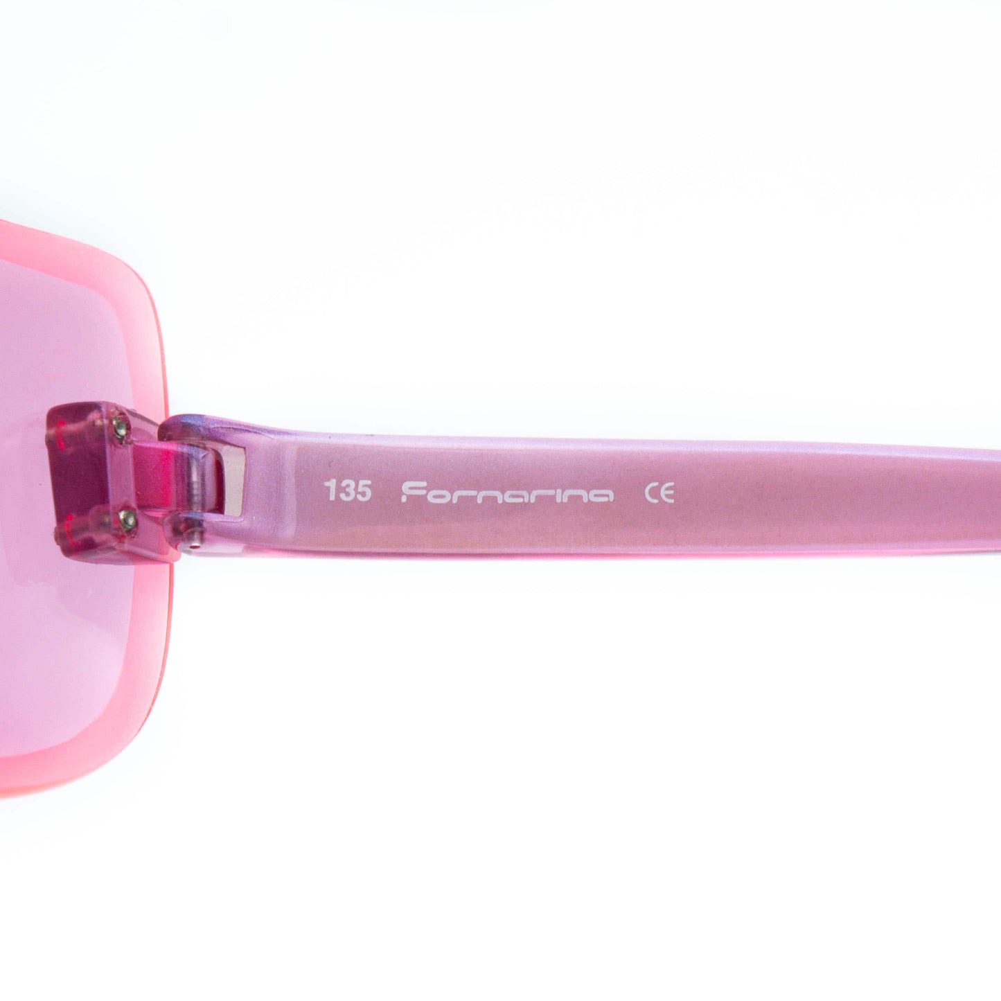 Fornarina Naked Pink Shield Mask Sunglasses Vintage
