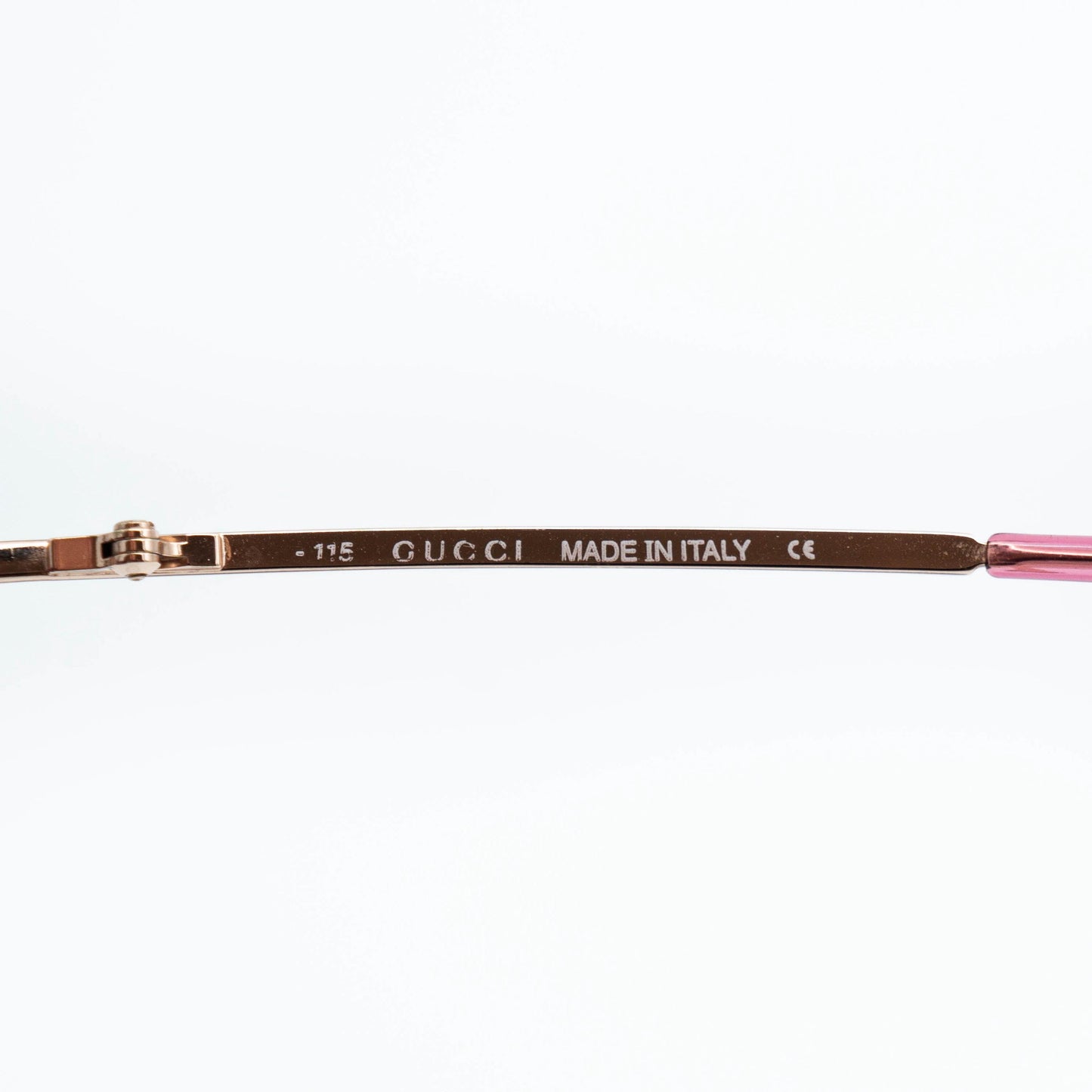 GUCCI GG 2653/S Shield Rimless Purple Sunglasses Vintage