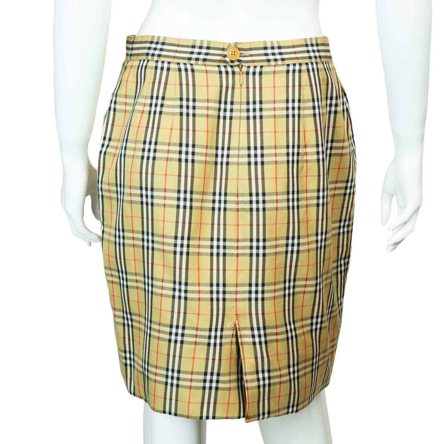 BURBERRY Check Monogram Skirt Vintage 90s 00s