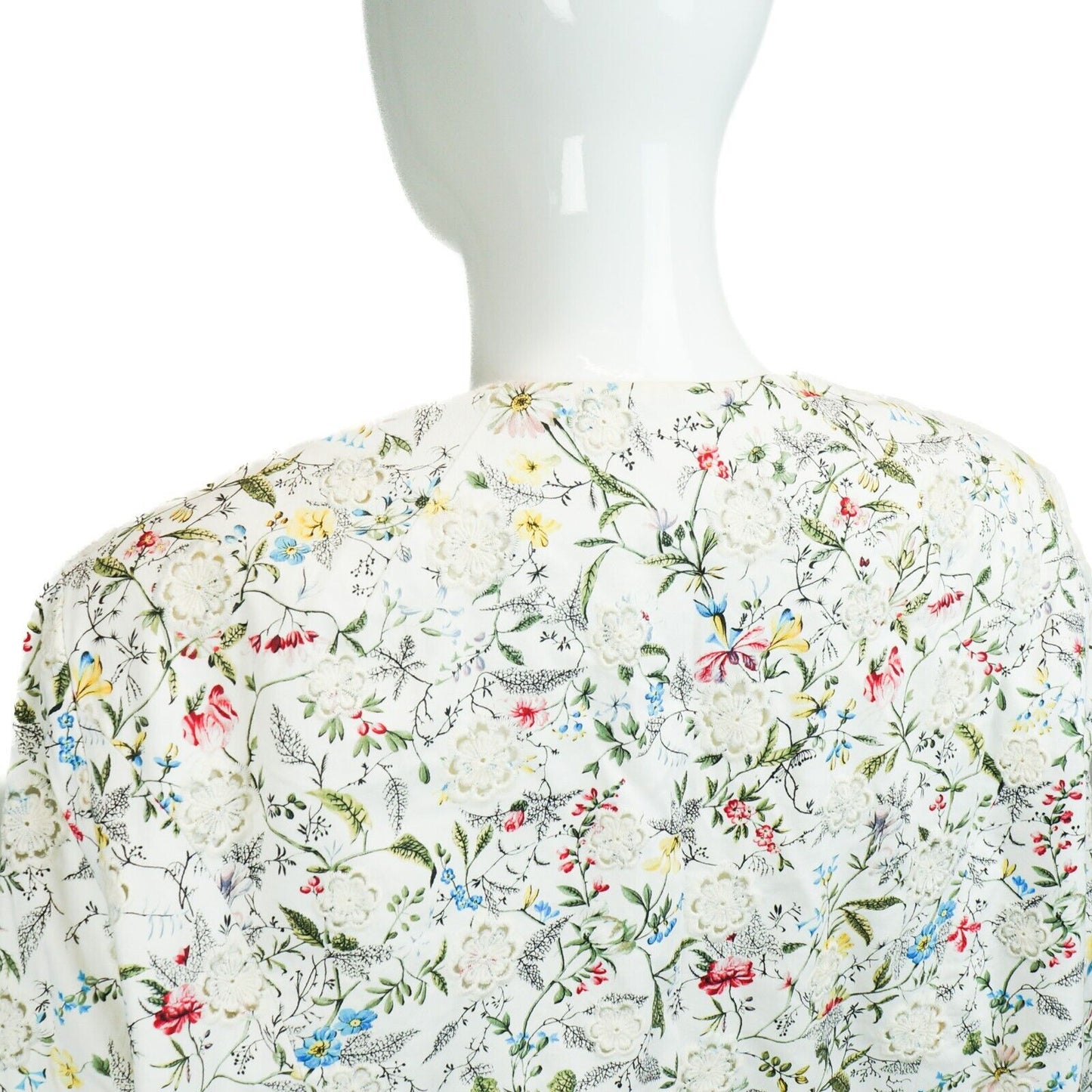 Vintage Floral White Blazer Jacket 00s RIRI