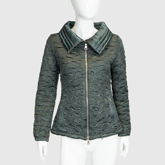 PRADA Women Nylon Green Jacket Vintage 00s