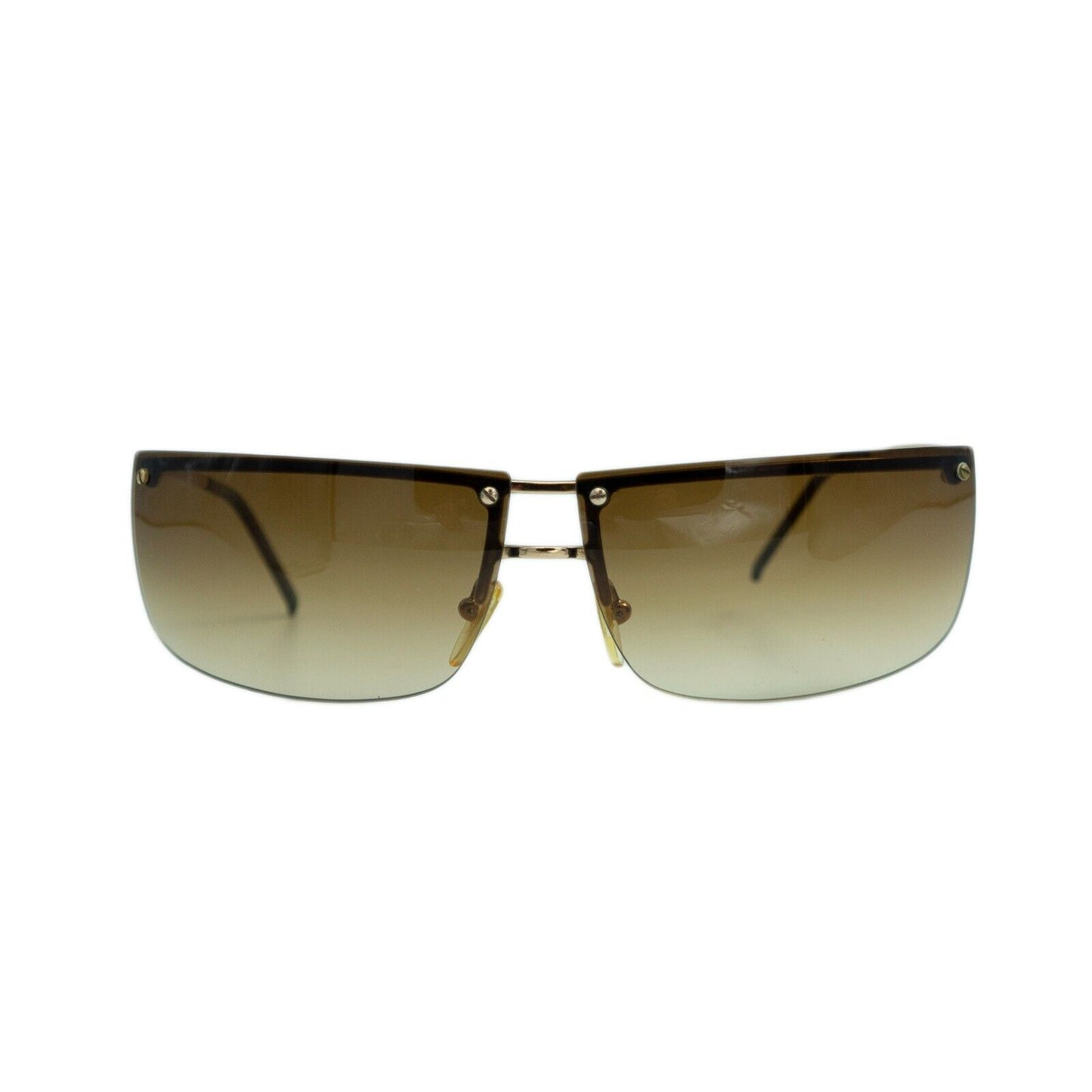 GUCCI GG 2653 Rimless Gold Sunglasses Vintage 90s 00s