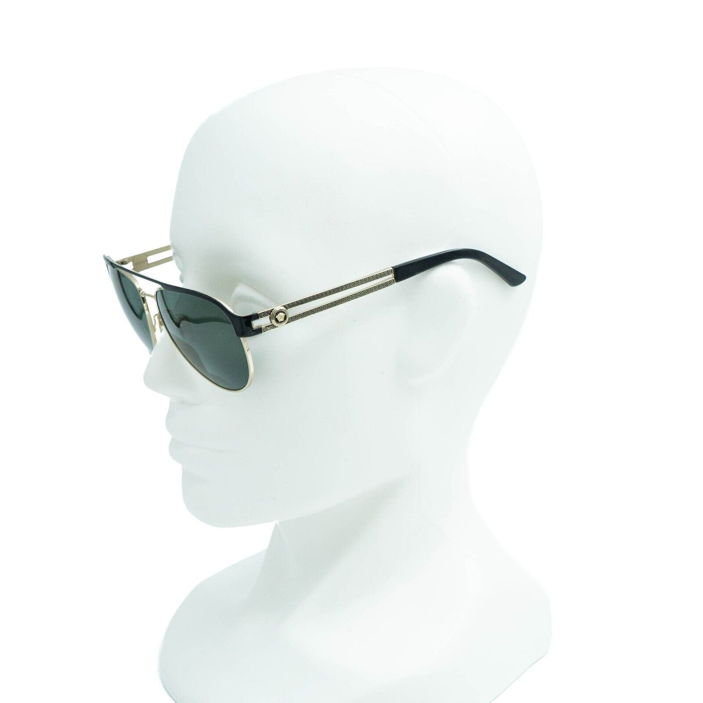 VERSACE VE2165 Aviator Sunglasses Gold Medusa 2165