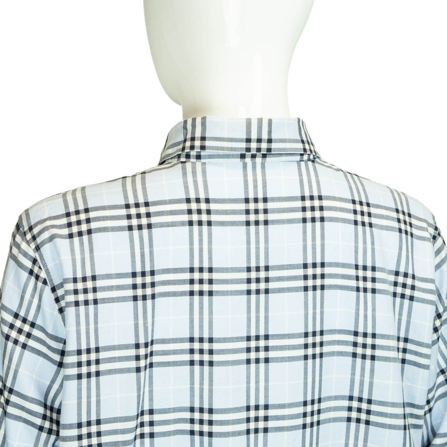 BURBERRY Check Blue Monogram Shirt VIntage 00s