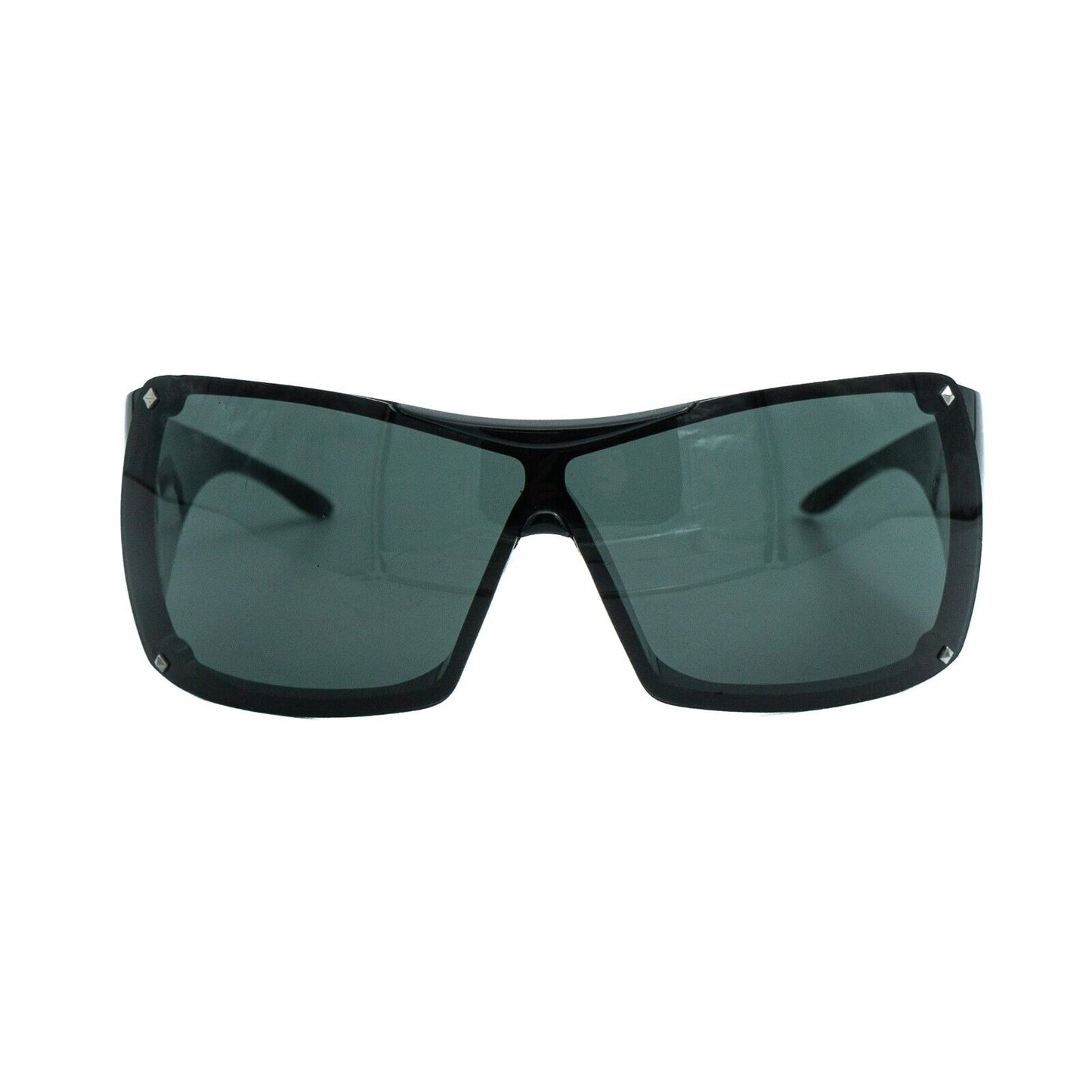 Christian DIOR OVERSHINE 2 Shield Mask Black Sunglasses Vintage 90s 00s