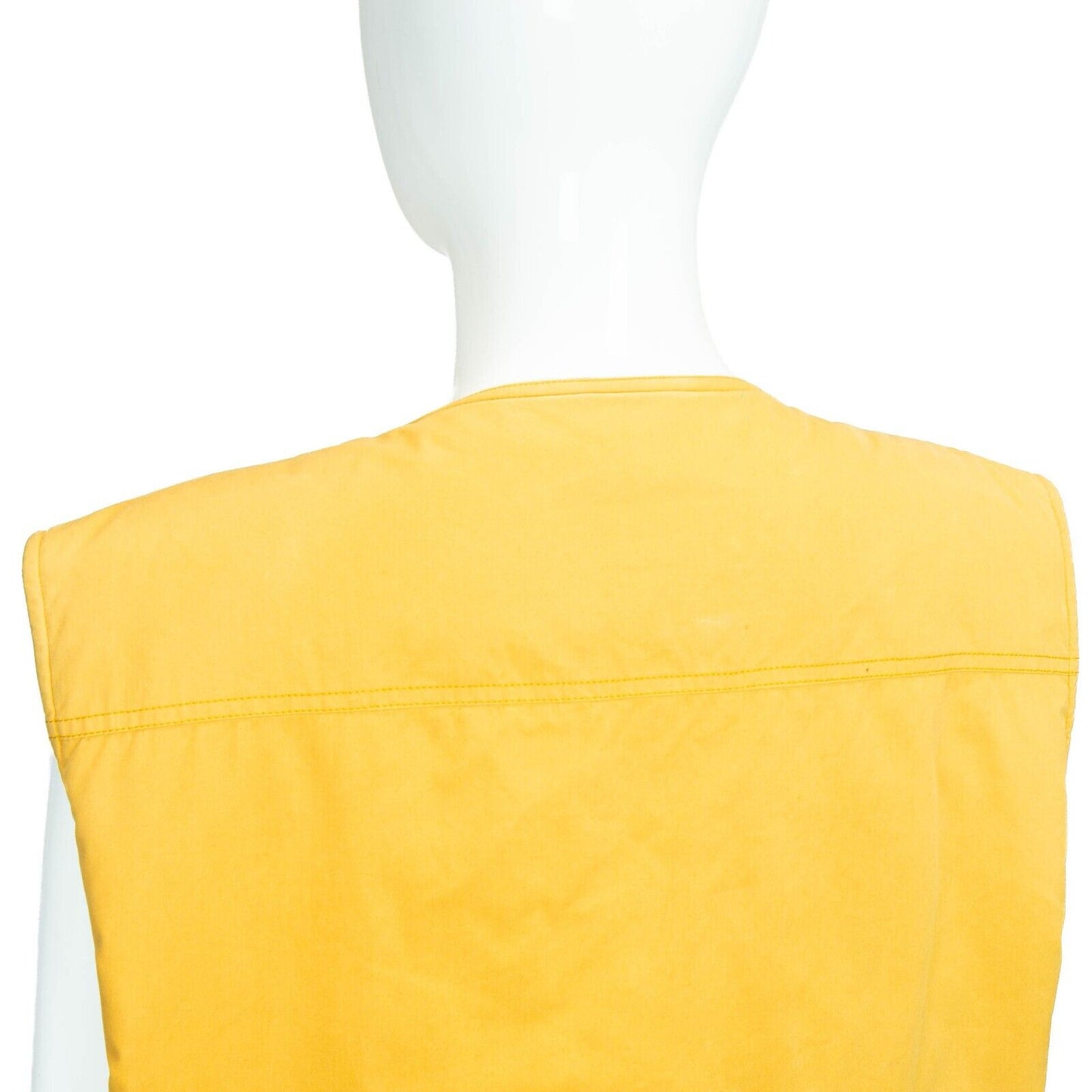 BURBERRY Men Yellow Vest Vintage 90s