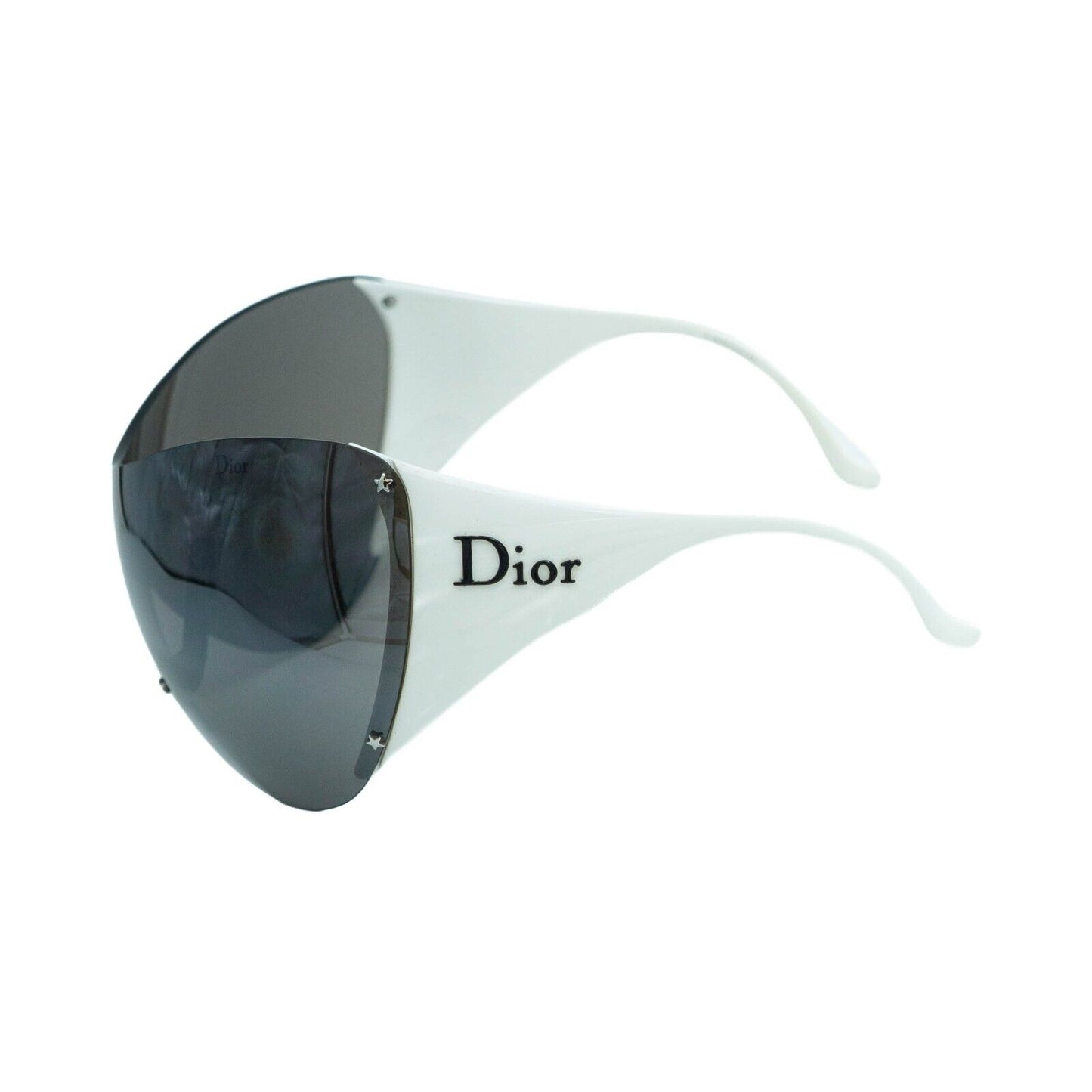 Christian DIOR SKI 1 White Wrap Mask Sunglasses Vintage 90s 00s