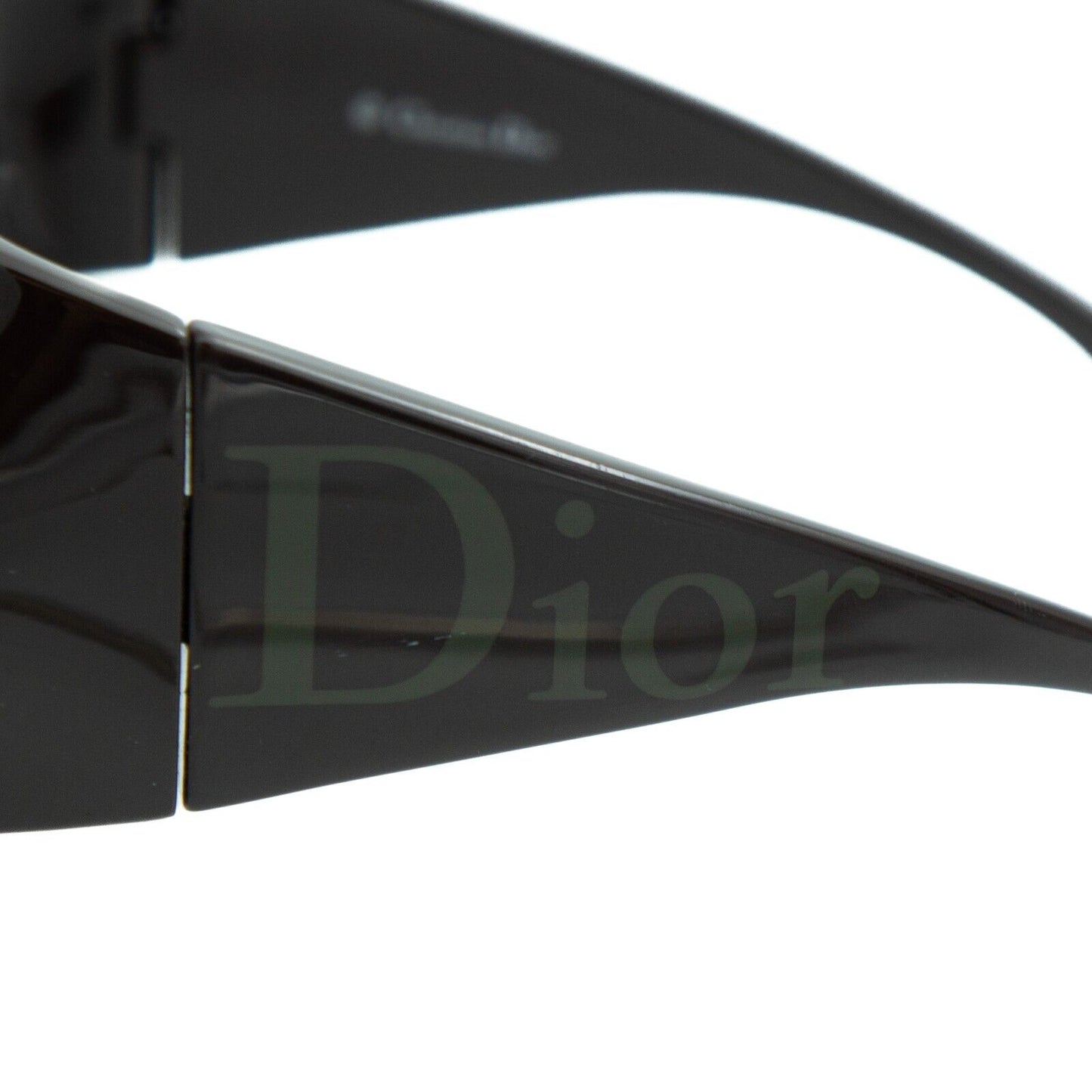 Christian DIOR BABY SHINE Black Logo Sunglasses Vintage 90s 00s