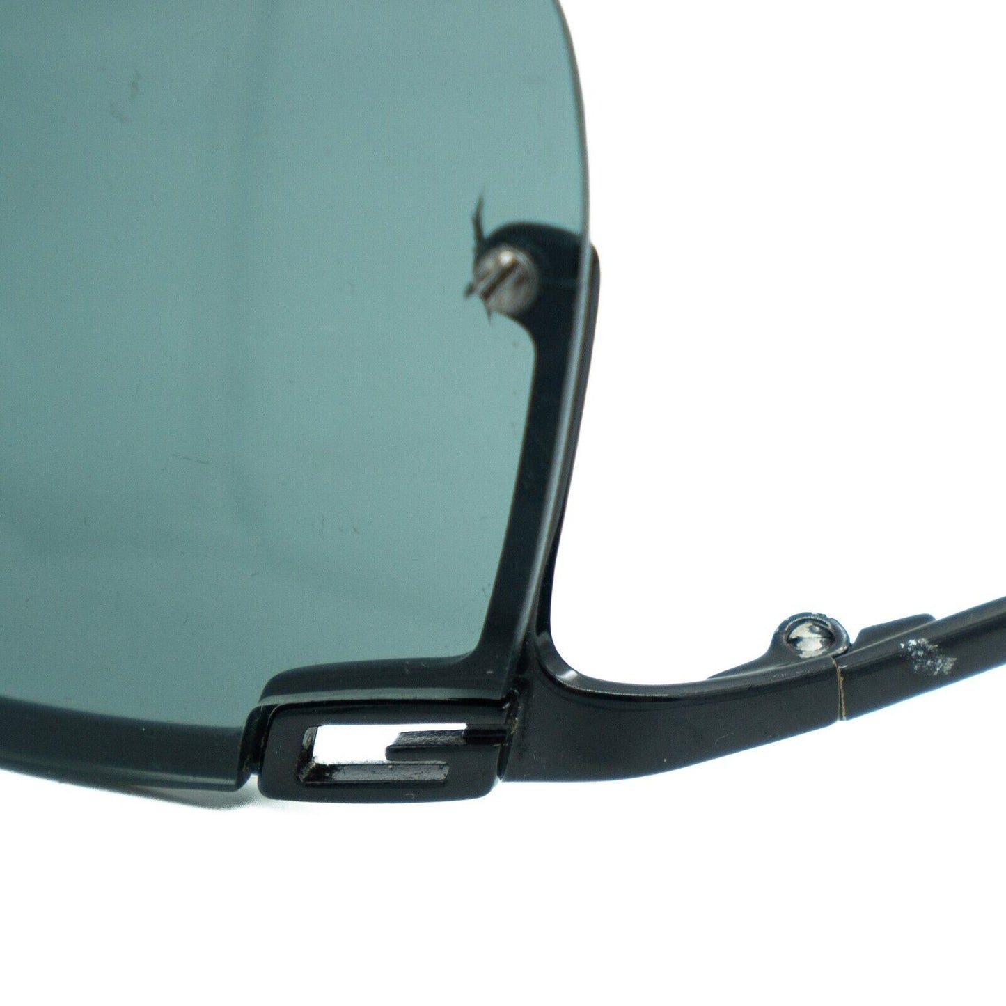 GUCCI GG 1690 Rimless Black Sunglasses Vintage 90s 00s