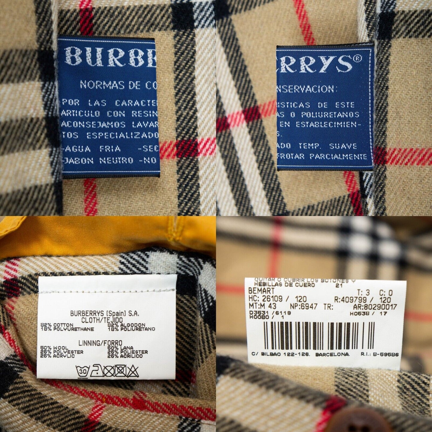 BURBERRY Men Yellow Vest Vintage 90s