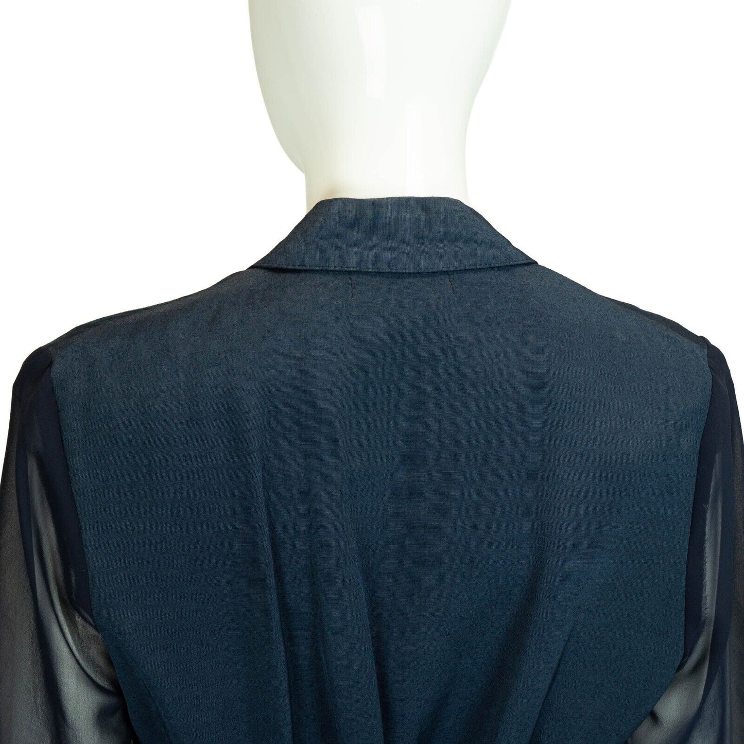 SANDRO Paris Blouse Blue Pearl Vintage 80s 90s