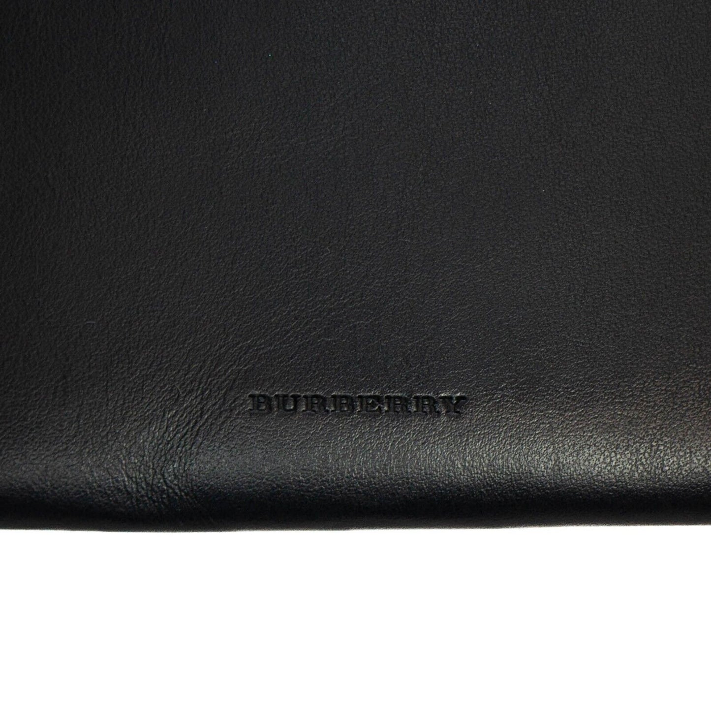 BURBERRY Handbag Belt Bag Leather Black Vintage 00s