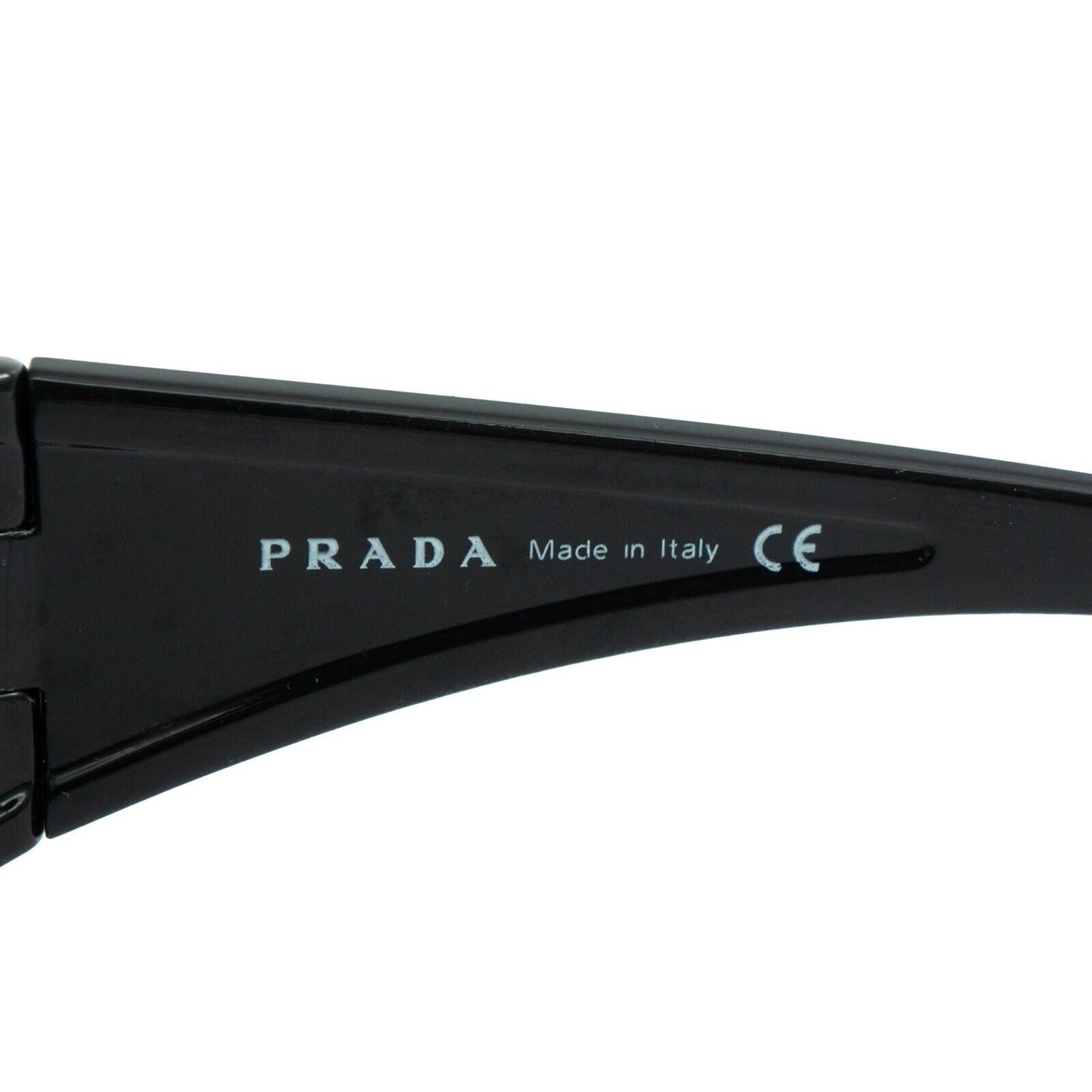 PRADA SPS 05F Black Shield Mask Sunglasses Vintage 00s