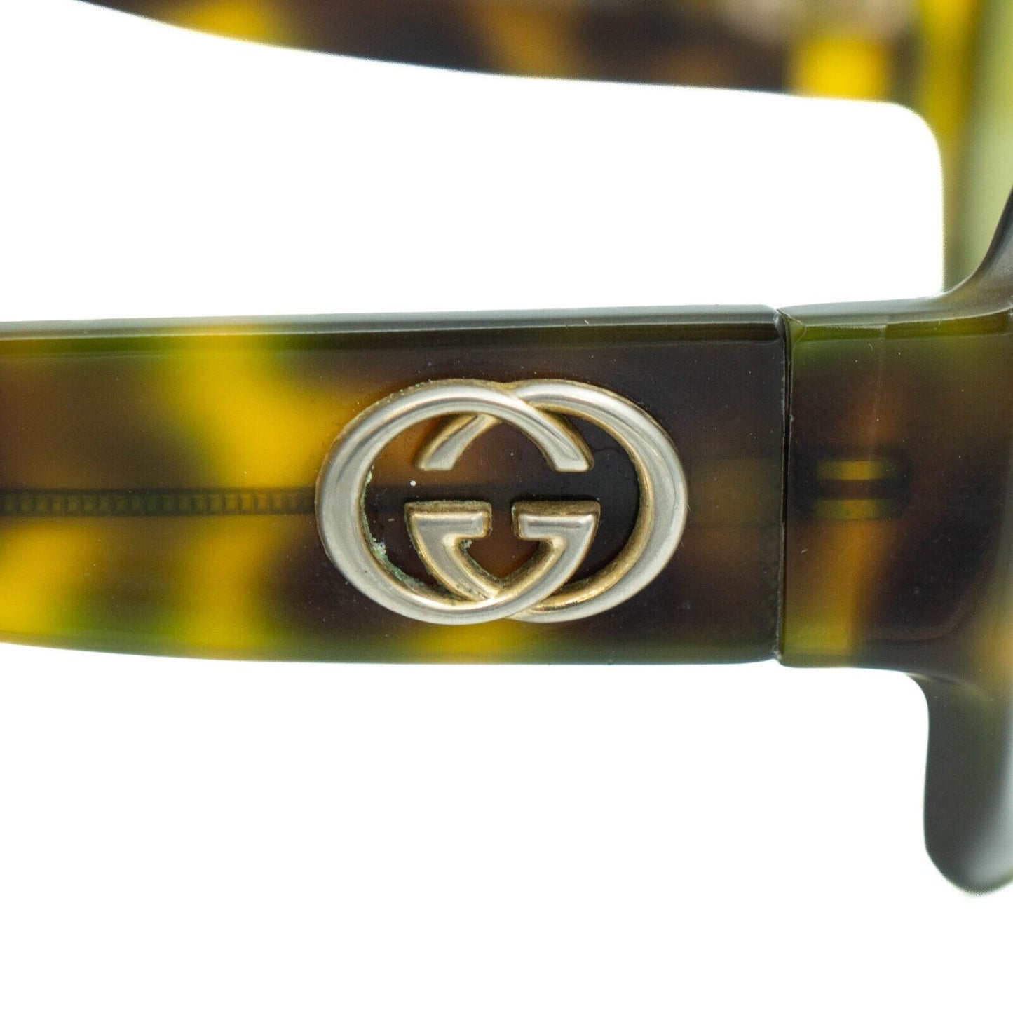 GUCCI GG 2997 Logo Tortoise Brown Sunglasses Vintage 90s 00s