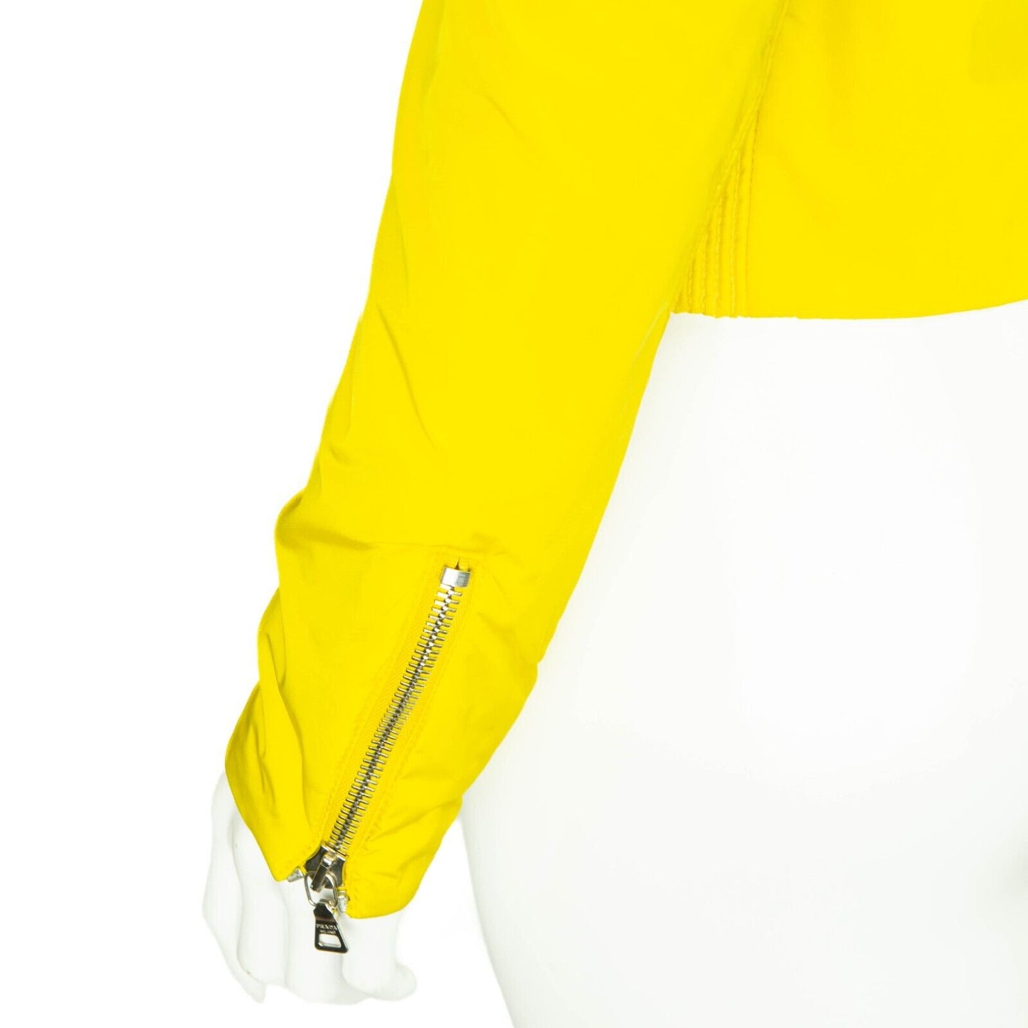 PRADA Women Nylon Yellow Jacket Vintage 00s