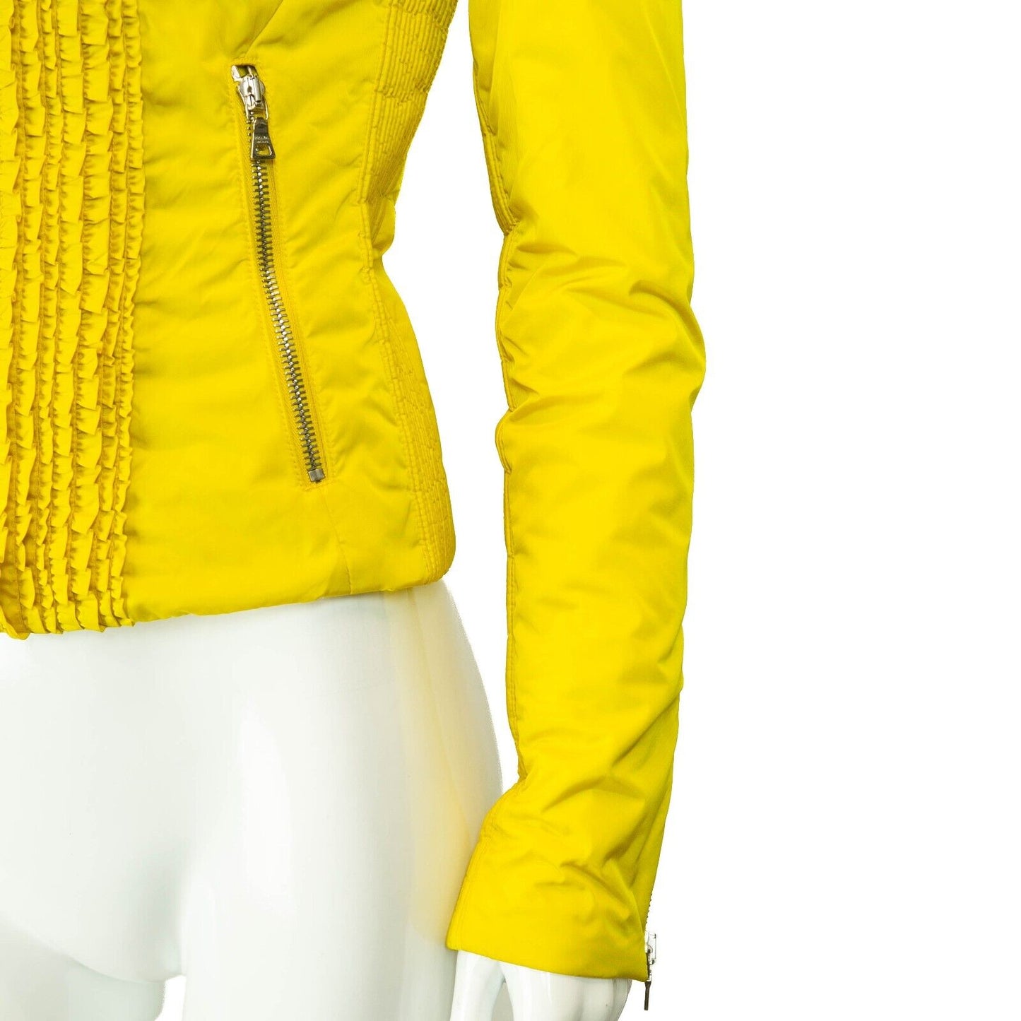 PRADA Women Nylon Yellow Jacket Vintage 00s